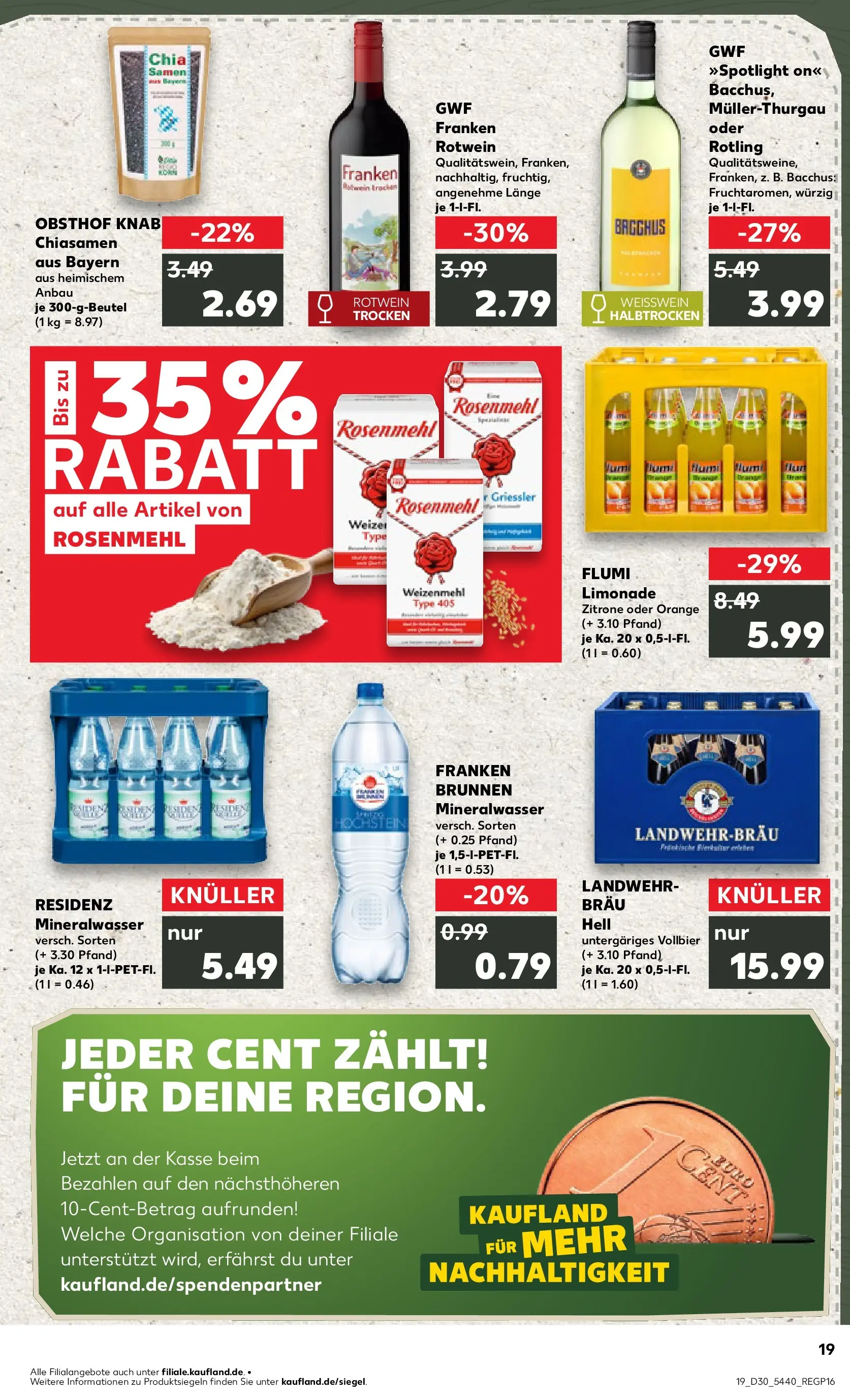 Prospekt Kaufland ab 20.07.2026 » Angebote Online zum Blättern | Seite: 28 | Produkte: Rotwein, Limonade, Mineralwasser, Zitrone
