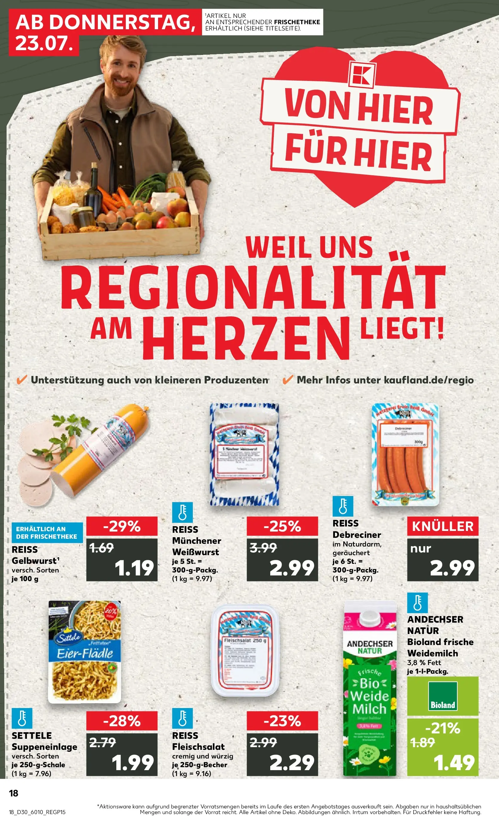 Prospekt Kaufland ab 20.07.2026 ยป Angebote und Werbung Online | Seite: 27 | Produkte: Milch, Weiรwurst Prospekt Kaufland ab 20.07.2026 ยป Angebote Online zum Blรคttern | Seite: 27 | Produkte: Milch, Weiรwurst