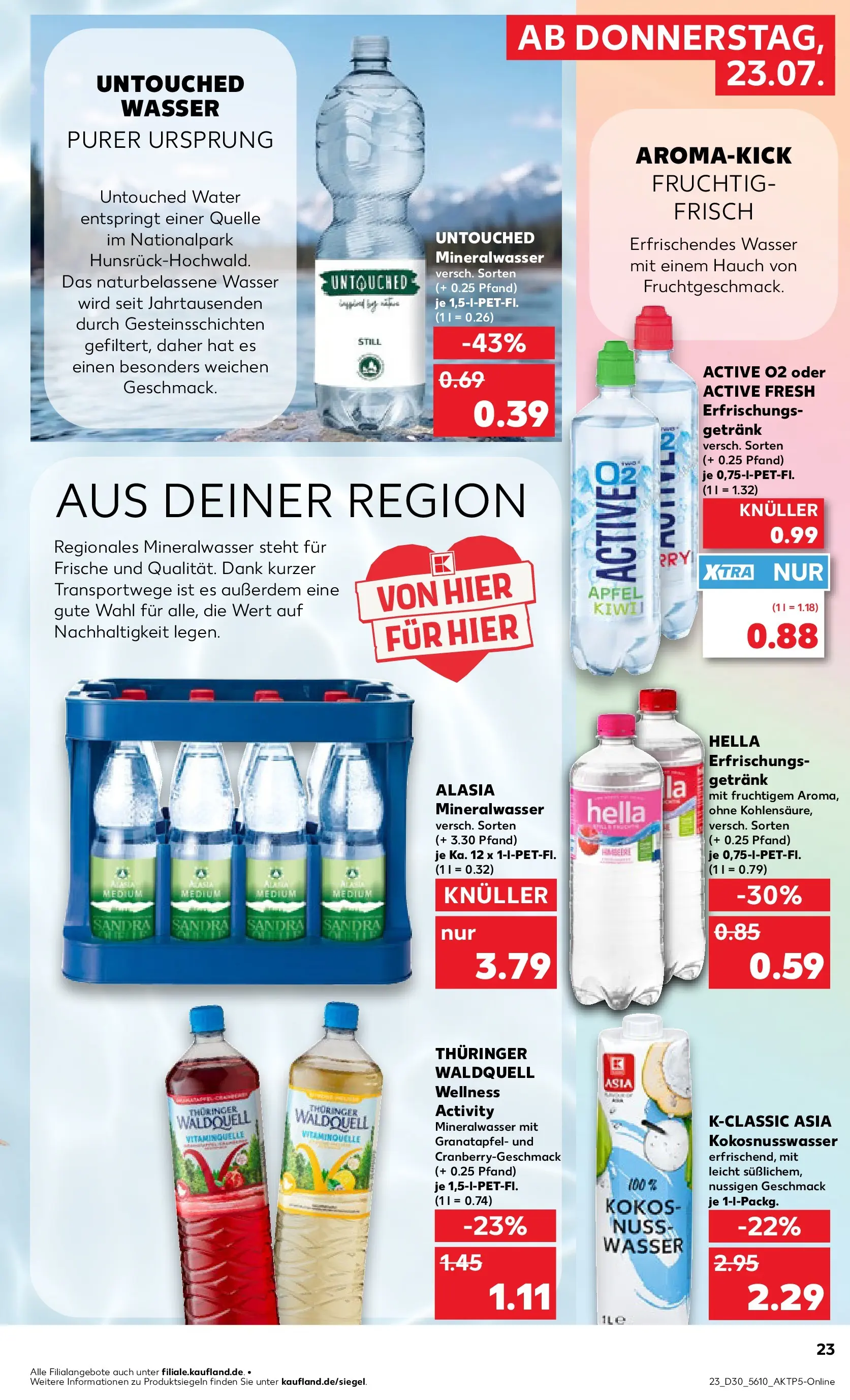 Prospekt Kaufland ab 20.07.2026 ยป Angebote und Werbung Online | Seite: 32 | Produkte: Granatapfel, รpfel, Mineralwasser, Wasser Prospekt Kaufland ab 20.07.2026 ยป Angebote Online zum Blรคttern | Seite: 32 | Produkte: Granatapfel, รpfel, Mineralwasser, Wasser