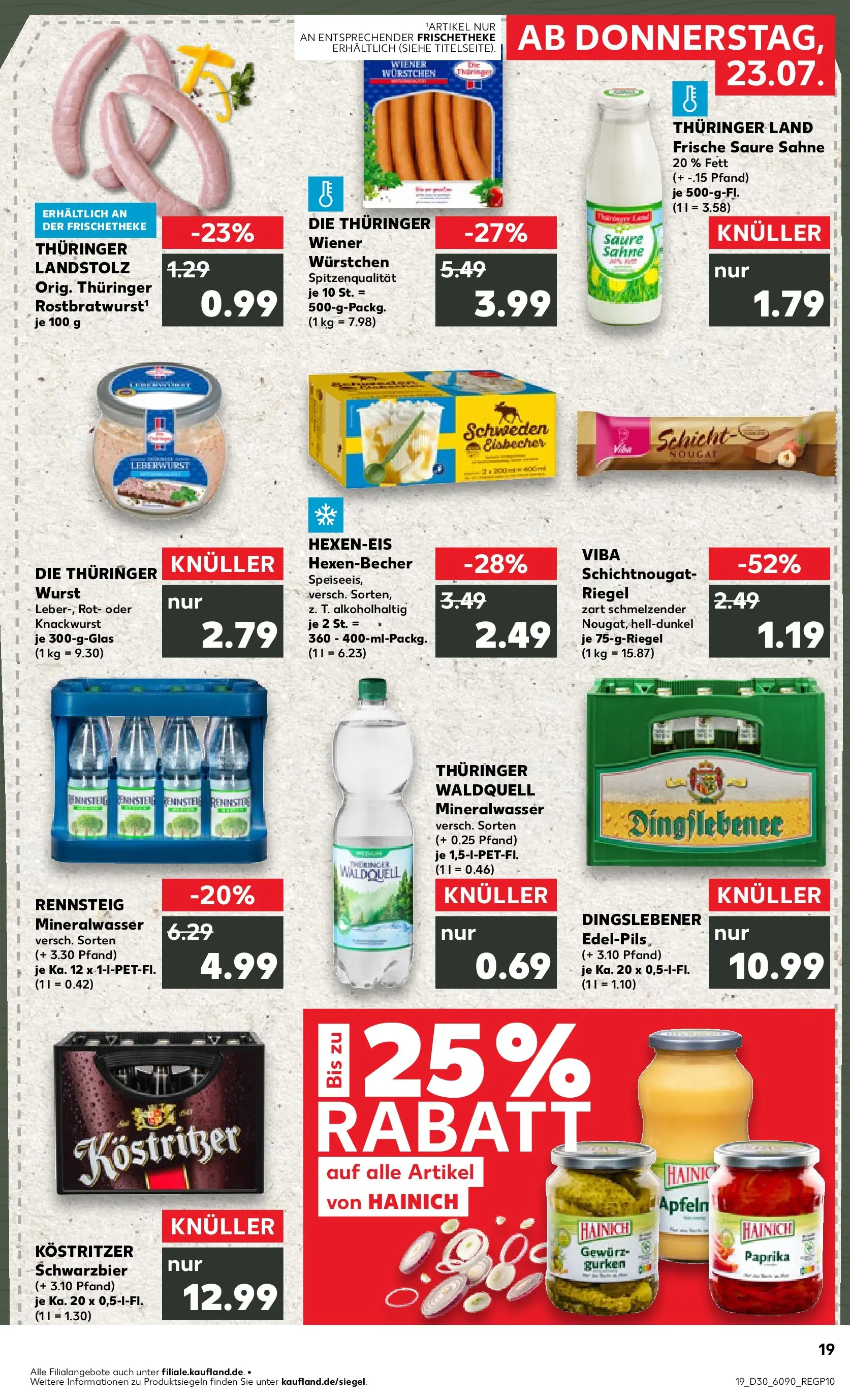 Prospekt Kaufland ab 20.07.2026 ยป Angebote und Werbung Online | Seite: 28 | Produkte: Kostritzer, Mineralwasser, Paprika, Wurst Prospekt Kaufland ab 20.07.2026 ยป Angebote Online zum Blรคttern | Seite: 28 | Produkte: Kostritzer, Mineralwasser, Paprika, Wurst