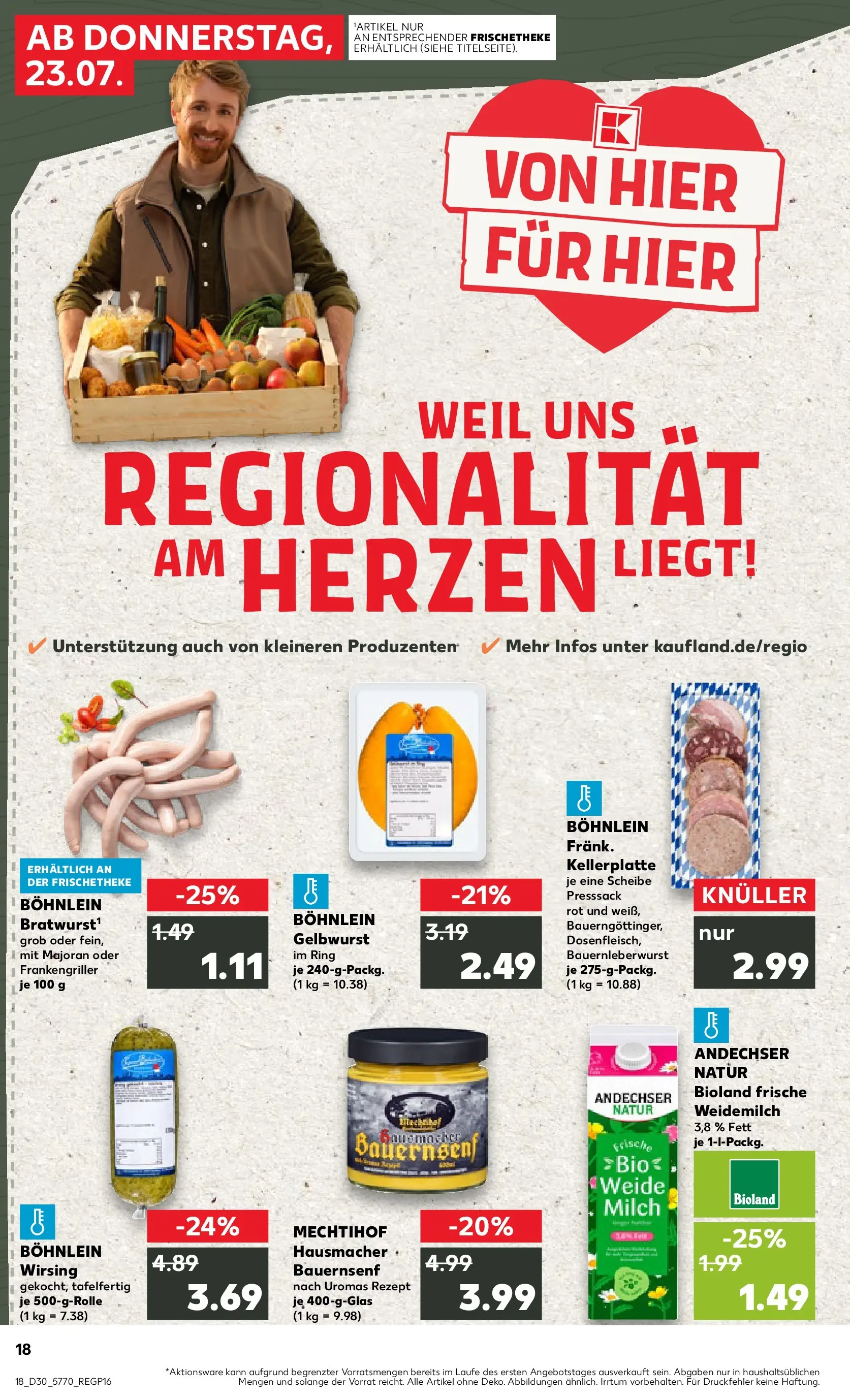 Prospekt Kaufland ab 20.07.2026 ยป Angebote und Werbung Online | Seite: 27 | Produkte: Milch Prospekt Kaufland ab 20.07.2026 ยป Angebote Online zum Blรคttern | Seite: 27 | Produkte: Milch