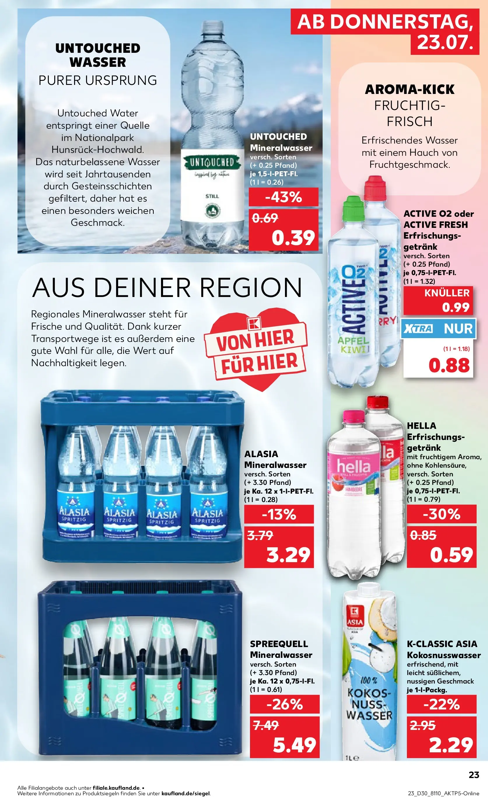 Prospekt Kaufland ab 20.07.2026 ยป Angebote und Werbung Online | Seite: 32 | Produkte: รpfel, Mineralwasser, Wasser, Hella Prospekt Kaufland ab 20.07.2026 ยป Angebote Online zum Blรคttern | Seite: 32 | Produkte: รpfel, Mineralwasser, Wasser, Hella