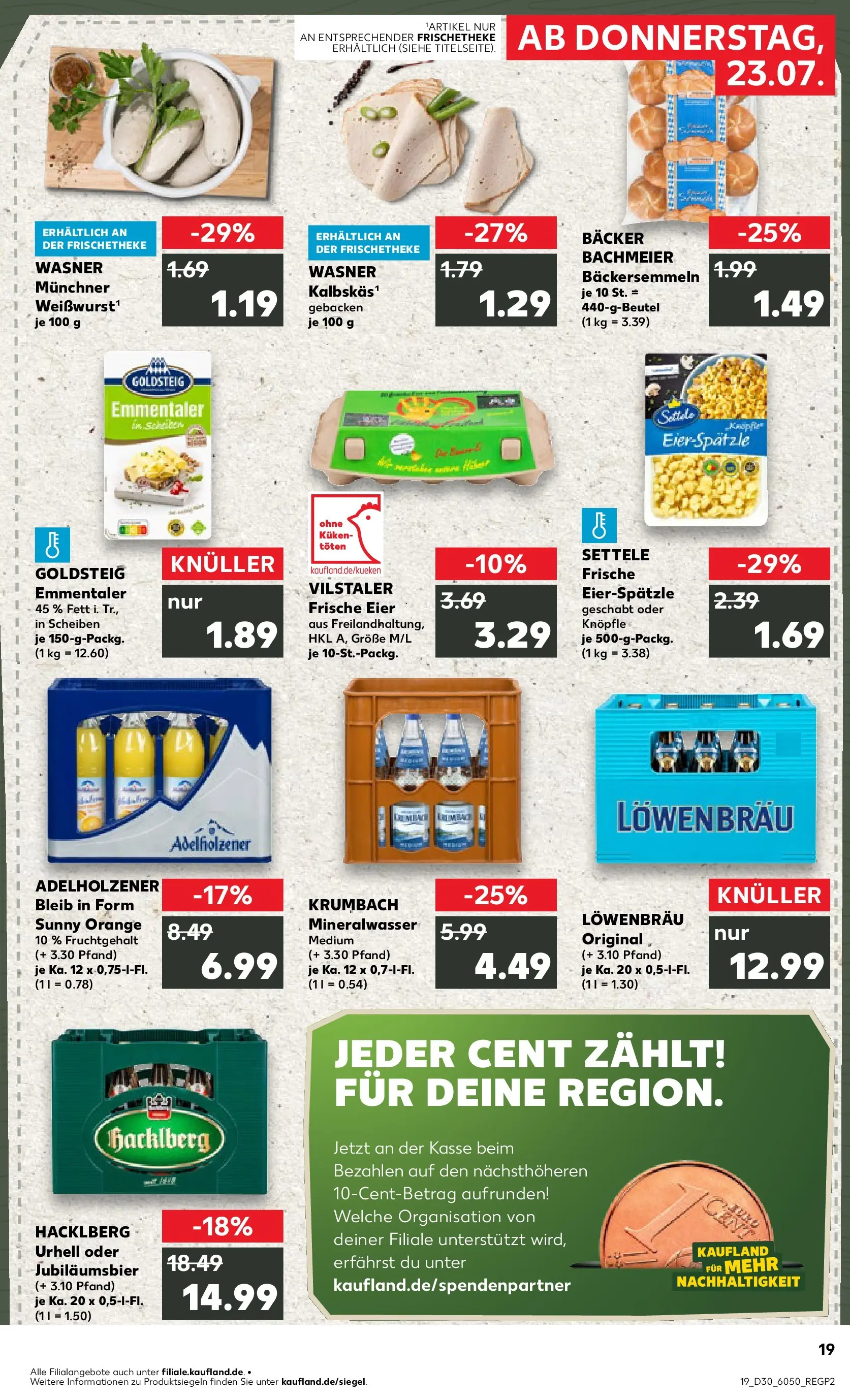 Prospekt Kaufland ab 20.07.2026 ยป Angebote und Werbung Online | Seite: 28 | Produkte: Eier, Adelholzener, Mineralwasser Prospekt Kaufland ab 20.07.2026 ยป Angebote Online zum Blรคttern | Seite: 28 | Produkte: Eier, Adelholzener, Mineralwasser