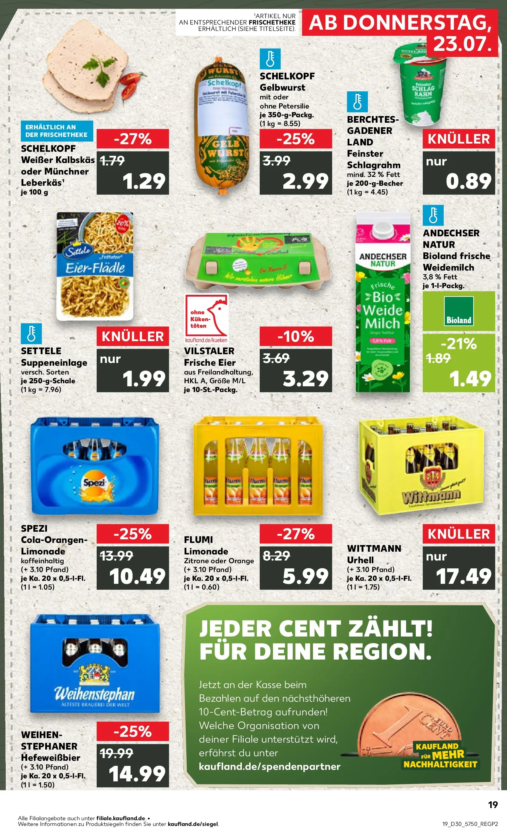 Prospekt Kaufland ab 20.07.2026 ยป Angebote und Werbung Online | Seite: 28 | Produkte: Milch, Eier, Limonade, Wurst Prospekt Kaufland ab 20.07.2026 ยป Angebote Online zum Blรคttern | Seite: 28 | Produkte: Milch, Eier, Limonade, Wurst