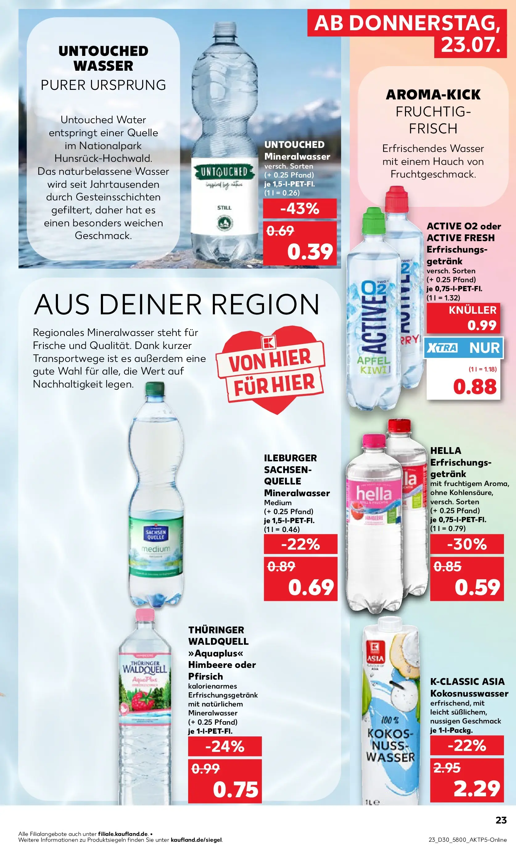 Prospekt Kaufland ab 20.07.2026 ยป Angebote und Werbung Online | Seite: 32 | Produkte: รpfel, Mineralwasser, Pfirsich, Himbeere Prospekt Kaufland ab 20.07.2026 ยป Angebote Online zum Blรคttern | Seite: 32 | Produkte: รpfel, Mineralwasser, Pfirsich, Himbeere