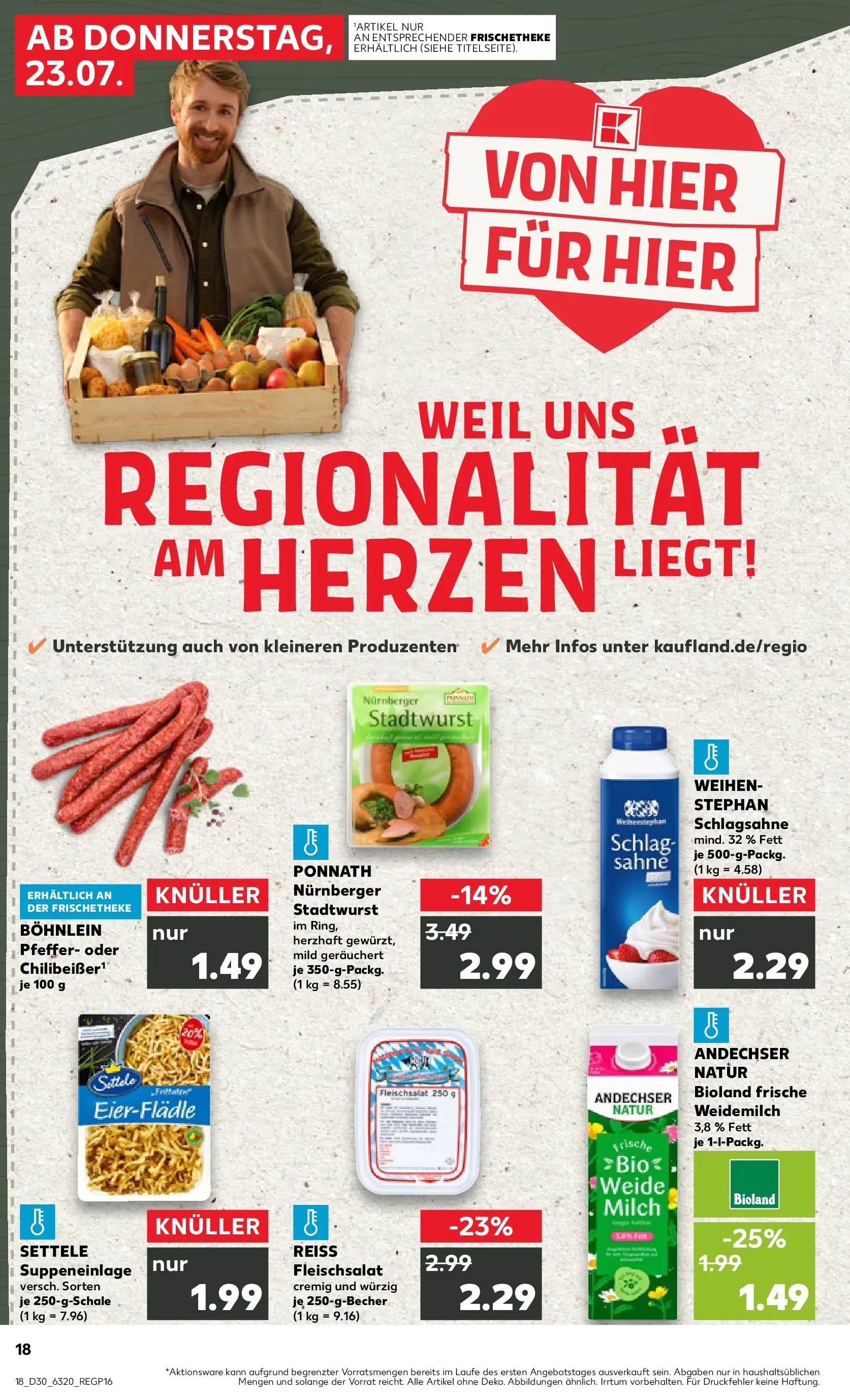 Prospekt Kaufland ab 20.07.2026 ยป Angebote und Werbung Online | Seite: 27 | Produkte: Schlagsahne, Milch, Pfeffer, Sahne Prospekt Kaufland ab 20.07.2026 ยป Angebote Online zum Blรคttern | Seite: 27 | Produkte: Schlagsahne, Milch, Pfeffer, Sahne