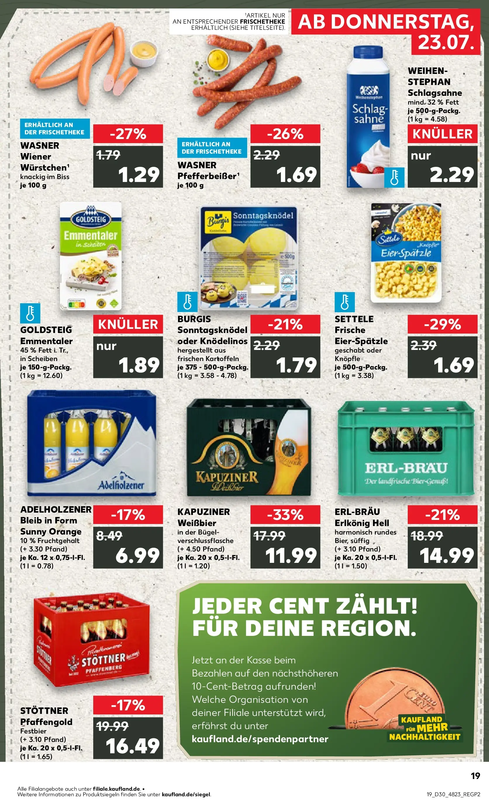 Prospekt Kaufland ab 20.07.2026 ยป Angebote und Werbung Online | Seite: 28 | Produkte: Schlagsahne, Weiรbier, Kartoffeln, Sahne Prospekt Kaufland ab 20.07.2026 ยป Angebote Online zum Blรคttern | Seite: 28 | Produkte: Schlagsahne, Weiรbier, Kartoffeln, Sahne