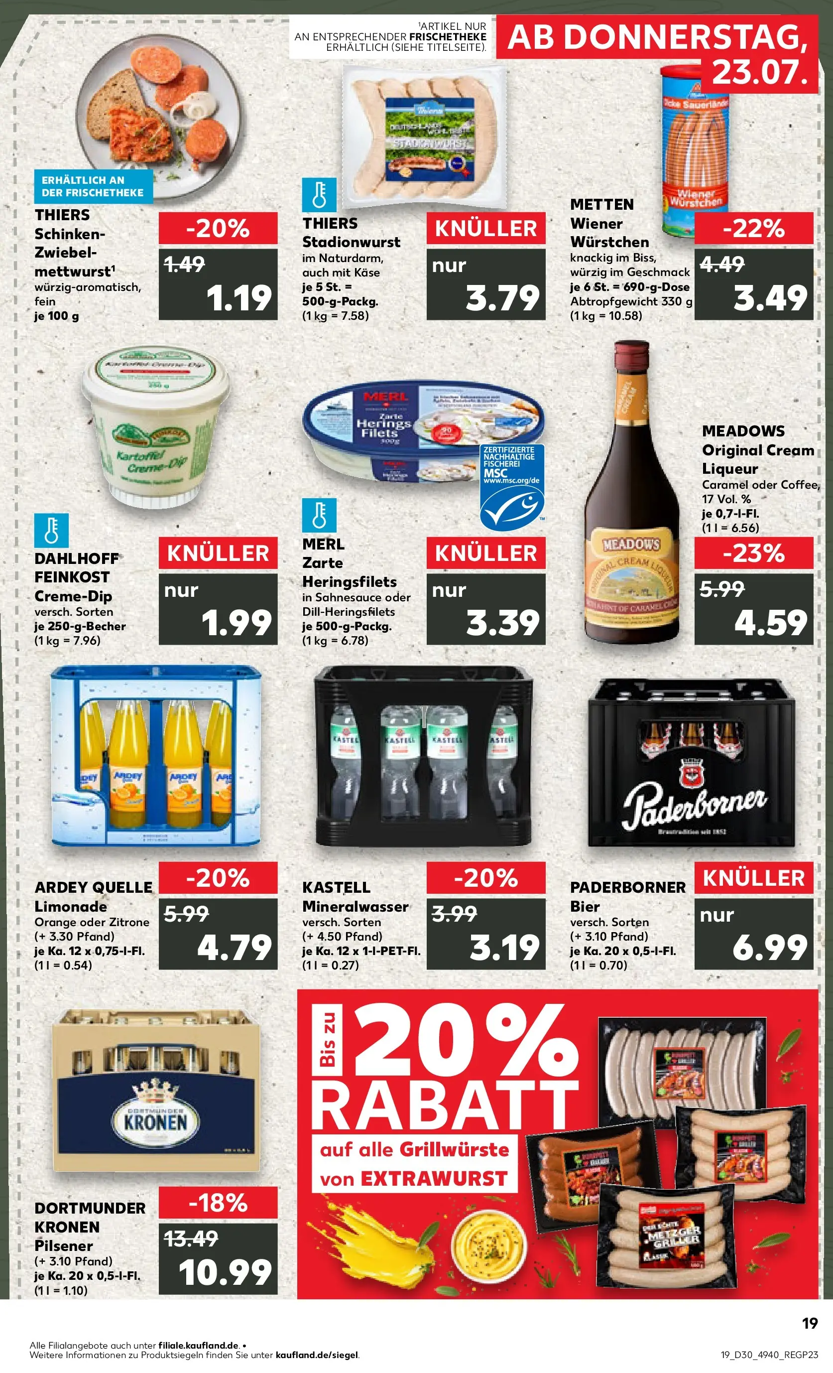 Prospekt Kaufland ab 20.07.2026 ยป Angebote und Werbung Online | Seite: 28 | Produkte: Kรคse, Limonade, Mineralwasser, Schinken Prospekt Kaufland ab 20.07.2026 ยป Angebote Online zum Blรคttern | Seite: 28 | Produkte: Kรคse, Limonade, Mineralwasser, Schinken
