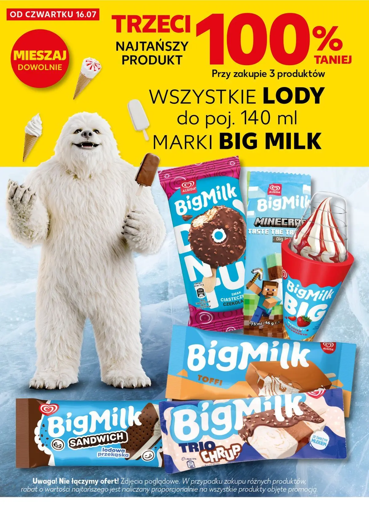Kaufland gazetka - Super Sobota od 18.07.2026 - od jutra PDF | Strona: 10 | Produkty: Sandwich, Big Milk, Lody