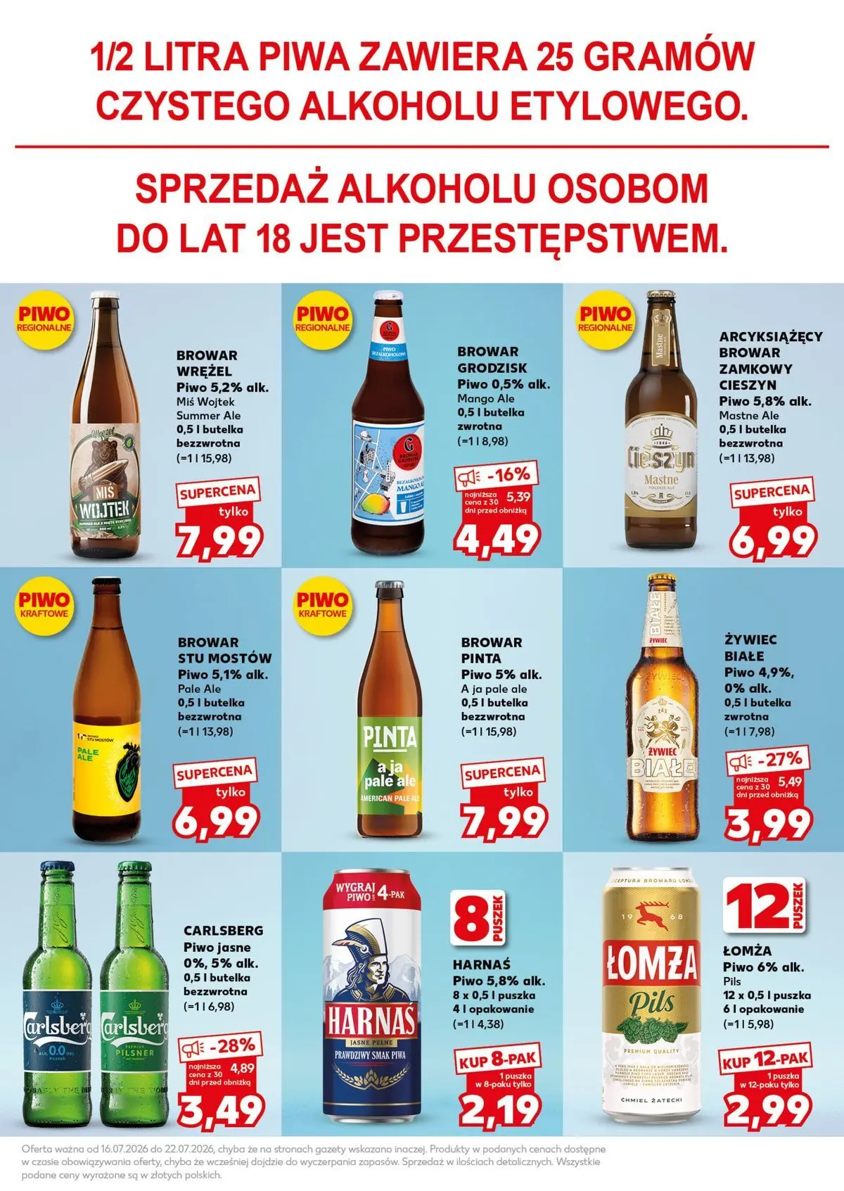 Kaufland gazetka - Super Sobota od 18.07.2026 - od jutra PDF | Strona: 25 | Produkty: Mango, Harnaś, Piwo