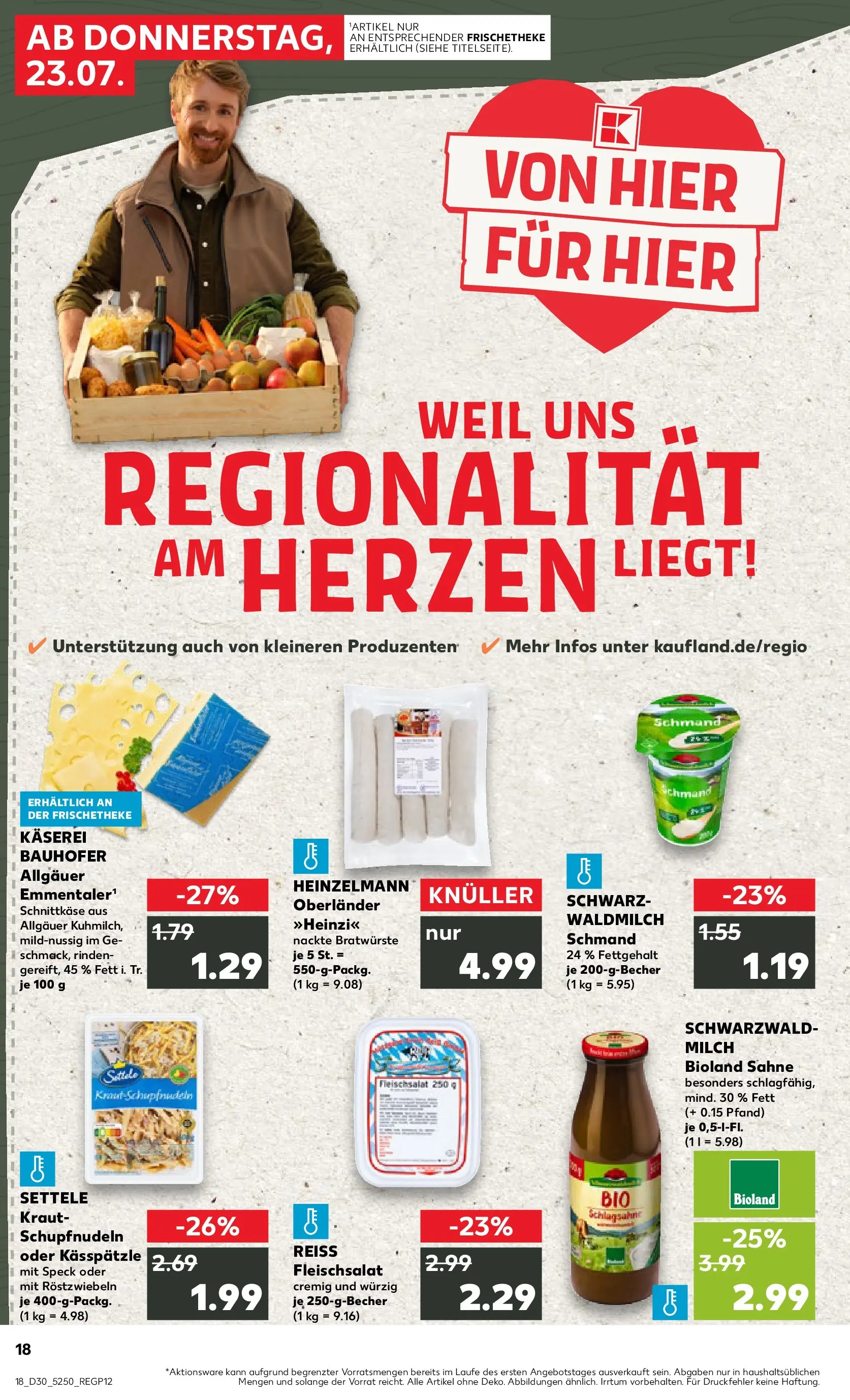 Prospekt Kaufland ab 20.07.2026 ยป Angebote und Werbung Online | Seite: 27 | Produkte: Schlagsahne, Milch, Kraut, Sahne Prospekt Kaufland ab 20.07.2026 ยป Angebote Online zum Blรคttern | Seite: 27 | Produkte: Schlagsahne, Milch, Kraut, Sahne