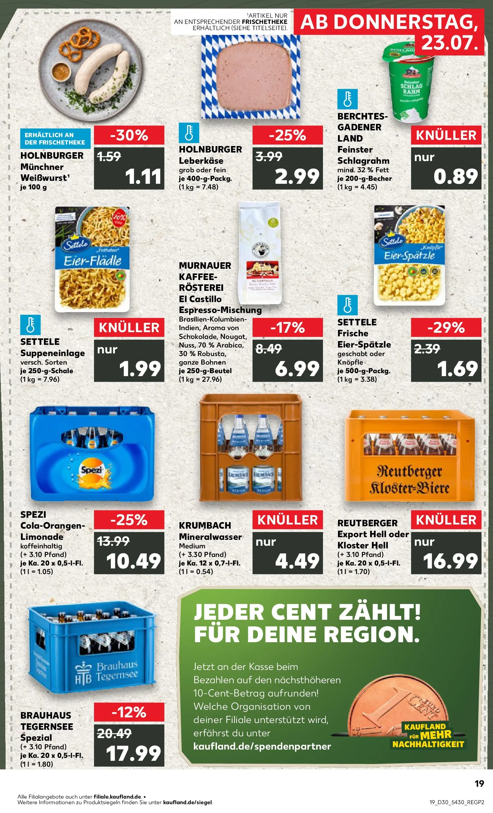 Prospekt Kaufland ab 20.07.2026 ยป Angebote und Werbung Online | Seite: 28 | Produkte: Kaffee, Limonade, Mineralwasser, Leberkase Prospekt Kaufland ab 20.07.2026 ยป Angebote Online zum Blรคttern | Seite: 28 | Produkte: Kaffee, Limonade, Mineralwasser, Leberkase