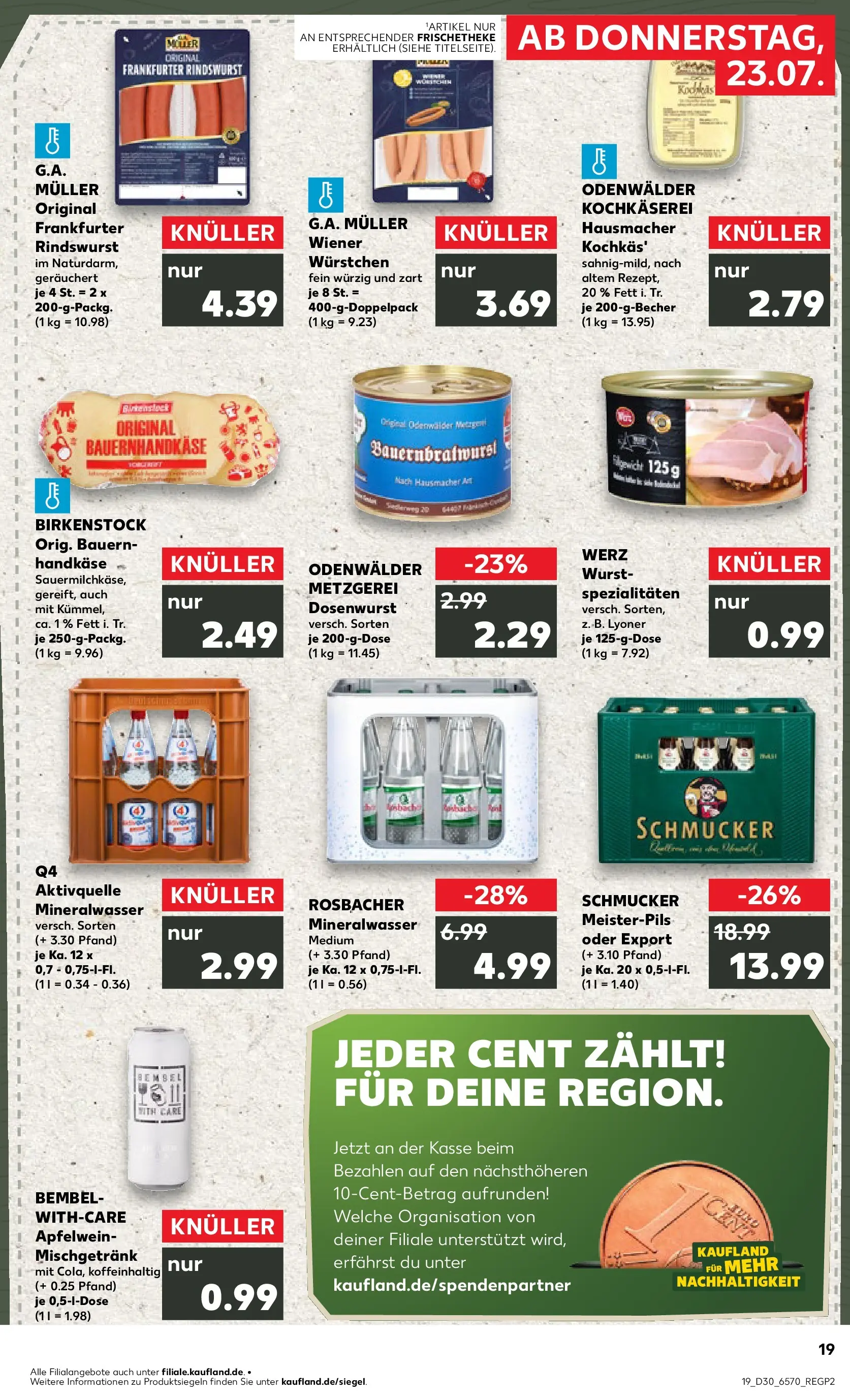 Prospekt Kaufland ab 20.07.2026 ยป Angebote und Werbung Online | Seite: 28 | Produkte: Mineralwasser, Wurst Prospekt Kaufland ab 20.07.2026 ยป Angebote Online zum Blรคttern | Seite: 28 | Produkte: Mineralwasser, Wurst