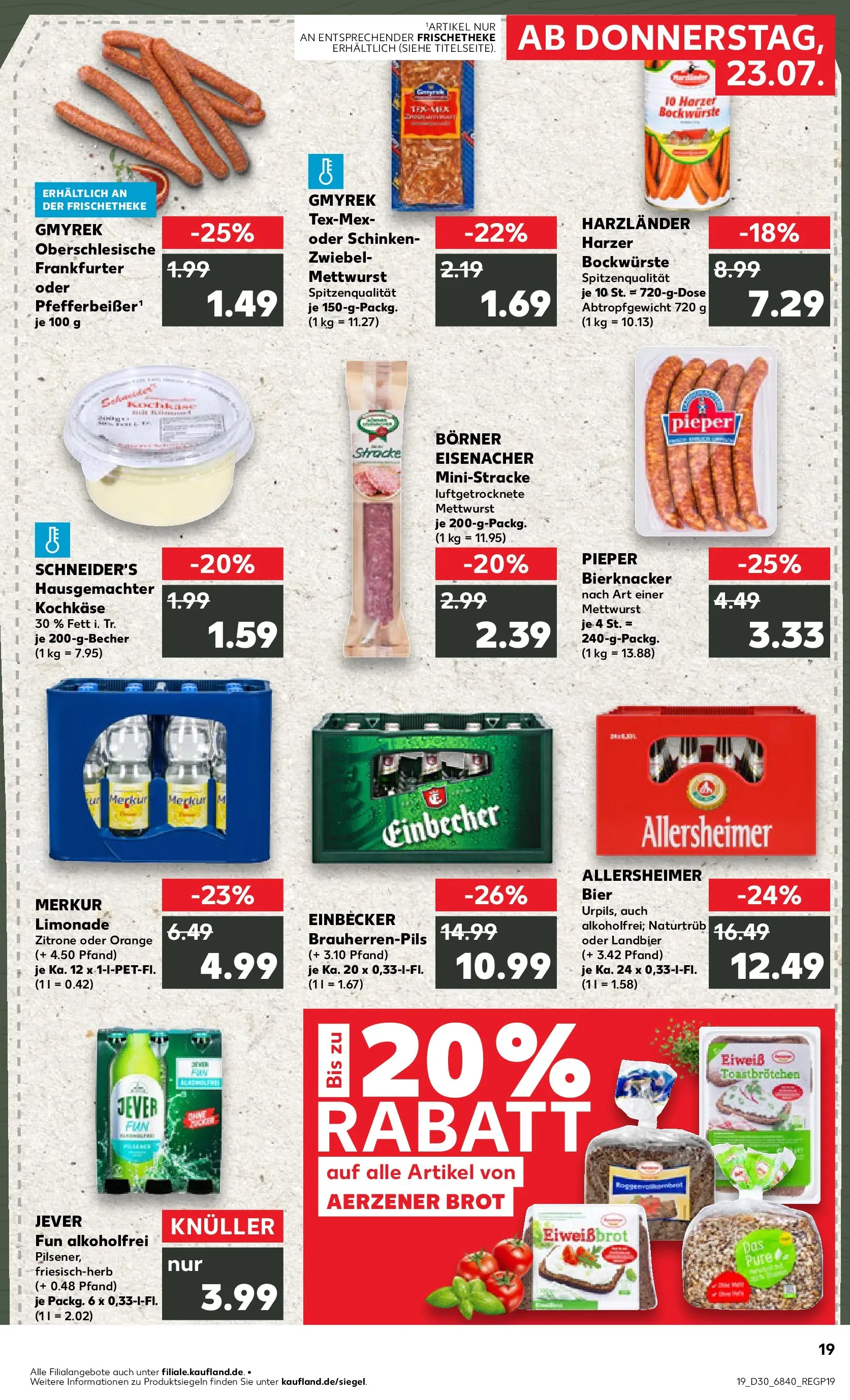 Prospekt Kaufland ab 20.07.2026 ยป Angebote und Werbung Online | Seite: 28 | Produkte: Bier, Limonade, Jever, Schinken Prospekt Kaufland ab 20.07.2026 ยป Angebote Online zum Blรคttern | Seite: 28 | Produkte: Bier, Limonade, Jever, Schinken