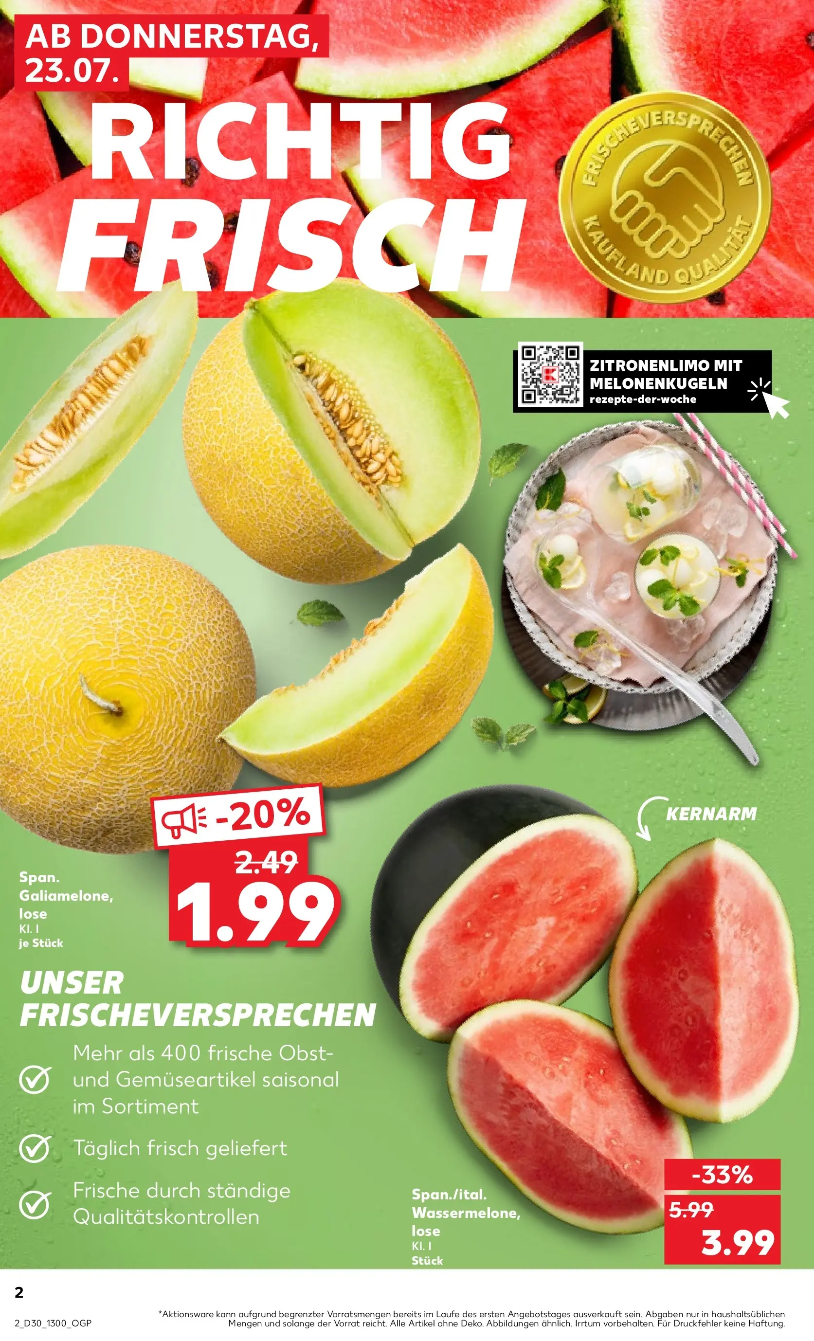 Prospekt Kaufland ab 23.07.2026 » Angebote Online zum Blättern | Seite: 6 | Produkte: Obst