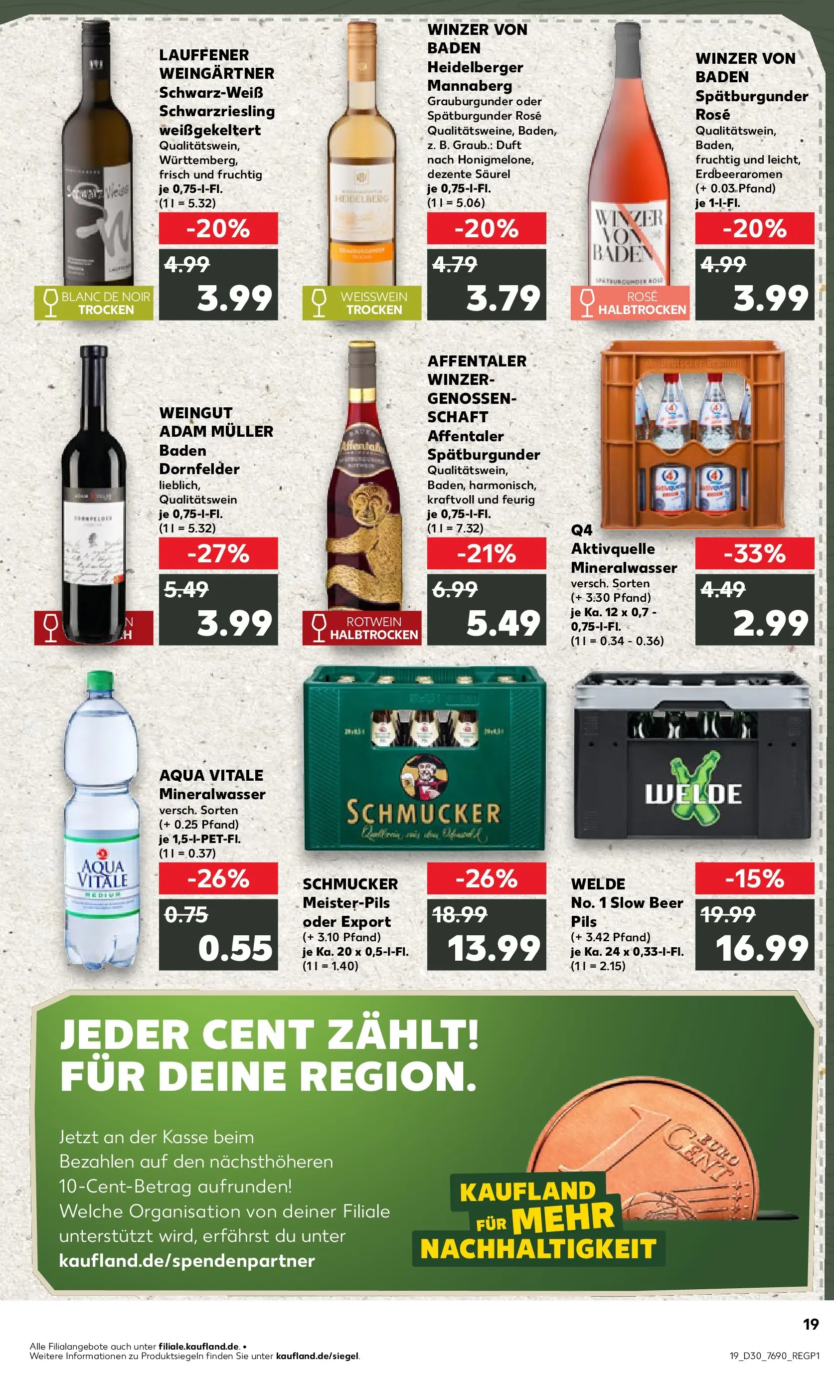 Prospekt Kaufland ab 20.07.2026 ยป Angebote und Werbung Online | Seite: 28 | Produkte: Weiรwein, Rotwein, Pils, Mineralwasser Prospekt Kaufland ab 20.07.2026 ยป Angebote Online zum Blรคttern | Seite: 28 | Produkte: Weiรwein, Rotwein, Pils, Mineralwasser