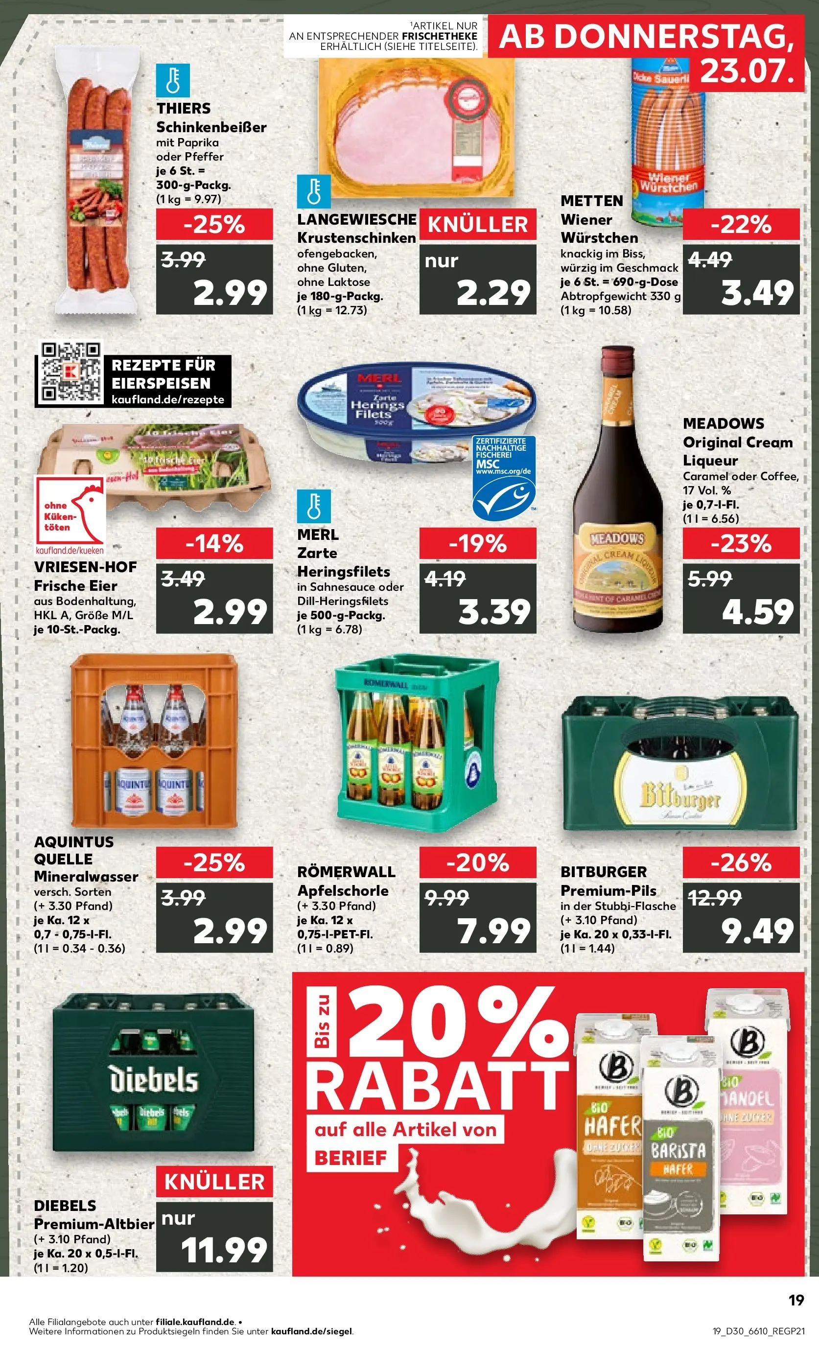 Prospekt Kaufland ab 20.07.2026 ยป Angebote und Werbung Online | Seite: 32 | Produkte: Eier, Paprika, Pfeffer, Diebels Prospekt Kaufland ab 20.07.2026 ยป Angebote Online zum Blรคttern | Seite: 32 | Produkte: Eier, Paprika, Pfeffer, Diebels