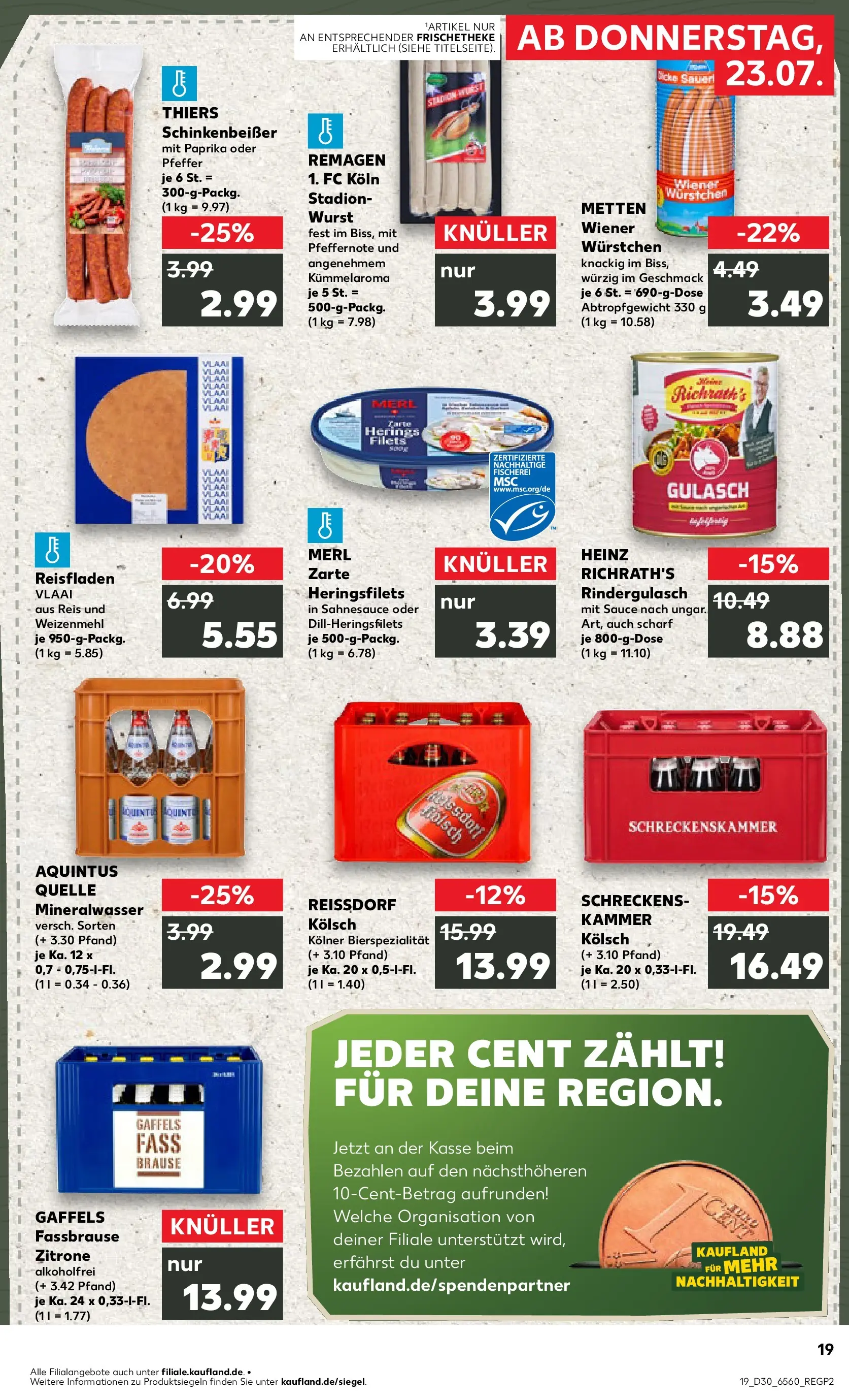 Prospekt Kaufland ab 20.07.2026 ยป Angebote und Werbung Online | Seite: 28 | Produkte: Wiener wurstchen, Gulasch, Pfeffer, Fassbrause Prospekt Kaufland ab 20.07.2026 ยป Angebote Online zum Blรคttern | Seite: 28 | Produkte: Wiener wurstchen, Gulasch, Pfeffer, Fassbrause