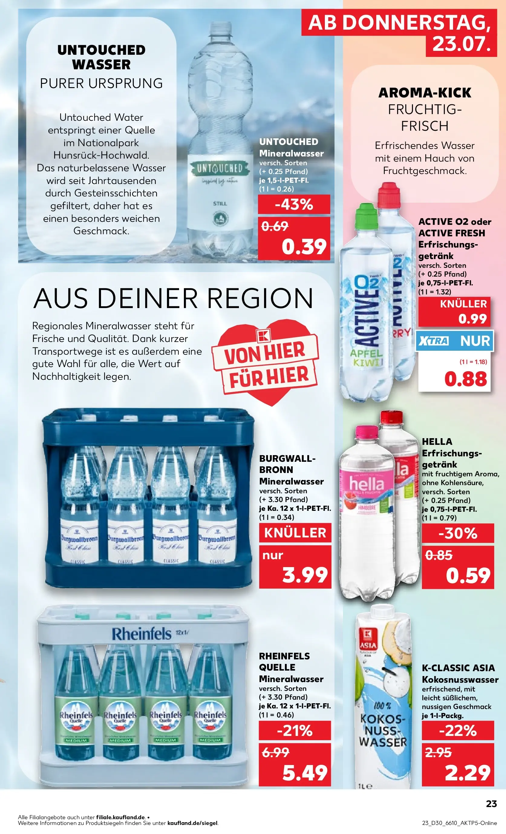 Prospekt Kaufland ab 20.07.2026 ยป Angebote und Werbung Online | Seite: 36 | Produkte: Mineralwasser, Wasser, Hella, Rheinfels quelle Prospekt Kaufland ab 20.07.2026 ยป Angebote Online zum Blรคttern | Seite: 36 | Produkte: Mineralwasser, Wasser, Hella, Rheinfels quelle