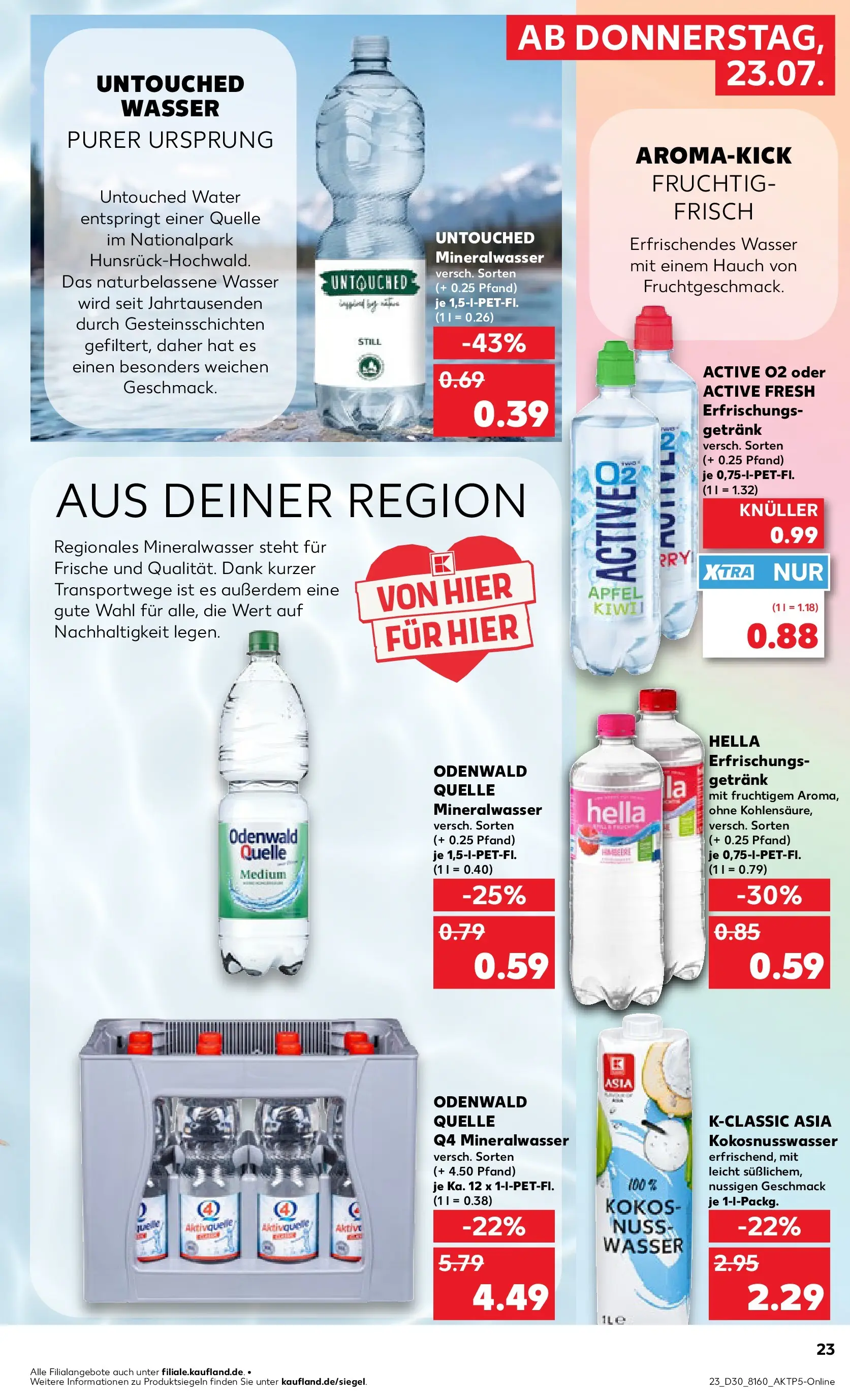 Prospekt Kaufland ab 20.07.2026 ยป Angebote und Werbung Online | Seite: 32 | Produkte: รpfel, Mineralwasser, Wasser, Hella Prospekt Kaufland ab 20.07.2026 ยป Angebote Online zum Blรคttern | Seite: 32 | Produkte: รpfel, Mineralwasser, Wasser, Hella