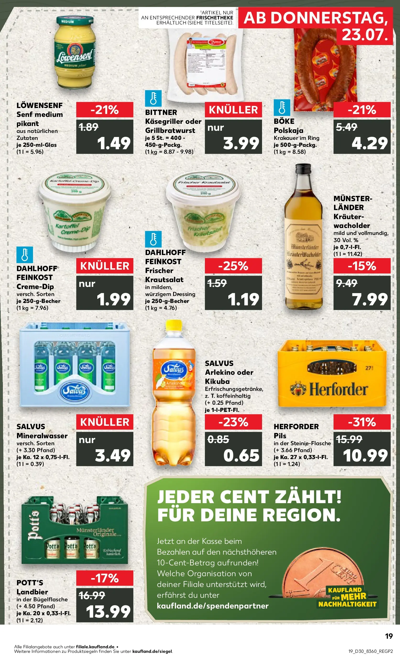 Prospekt Kaufland ab 20.07.2026 ยป Angebote und Werbung Online | Seite: 28 | Produkte: Pils, Dressing, Mineralwasser Prospekt Kaufland ab 20.07.2026 ยป Angebote Online zum Blรคttern | Seite: 28 | Produkte: Pils, Dressing, Mineralwasser