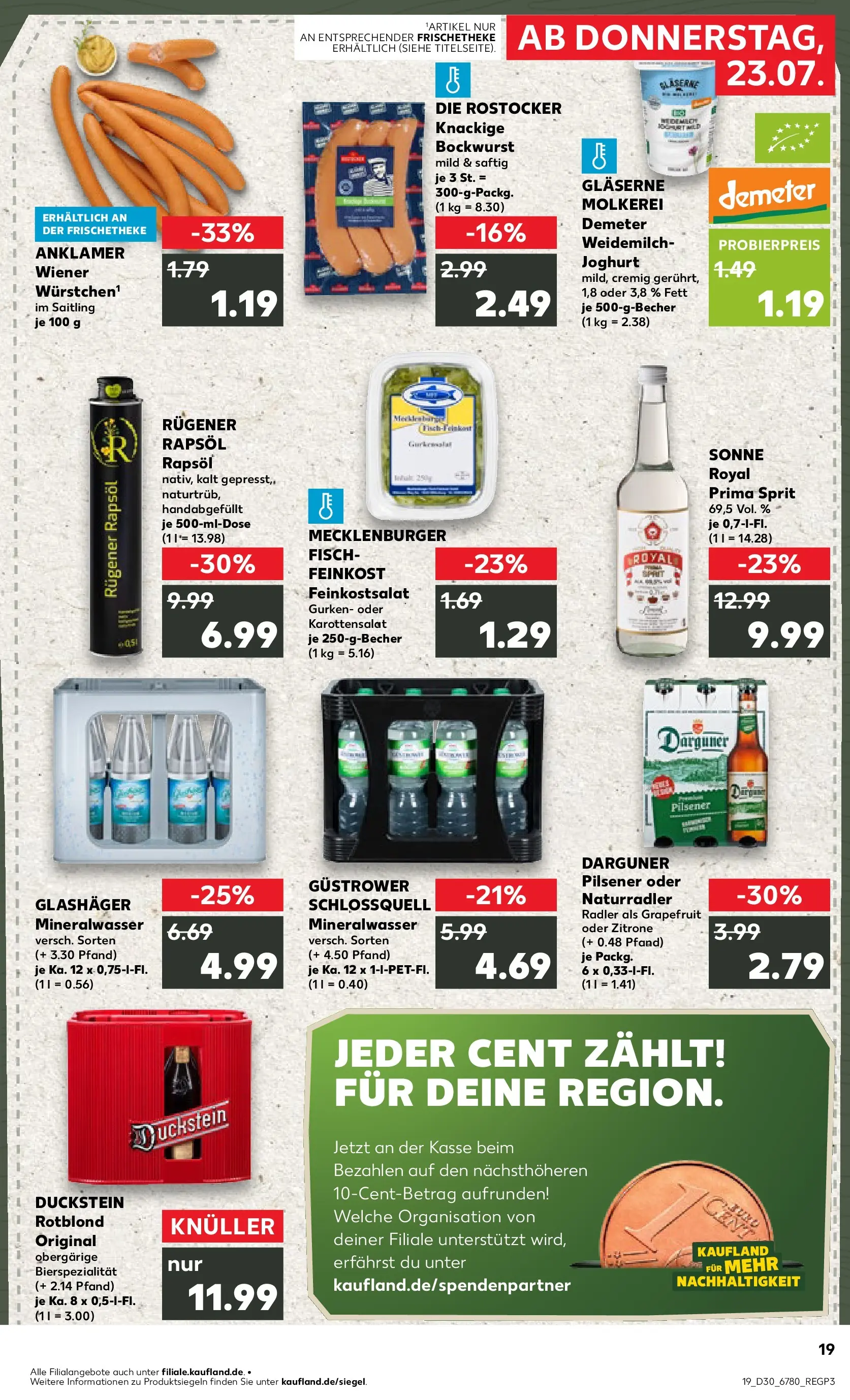 Prospekt Kaufland ab 20.07.2026 ยป Angebote und Werbung Online | Seite: 28 | Produkte: Rapsรถl, Mineralwasser, Fisch, Grapefruit Prospekt Kaufland ab 20.07.2026 ยป Angebote Online zum Blรคttern | Seite: 28 | Produkte: Rapsรถl, Mineralwasser, Fisch, Grapefruit