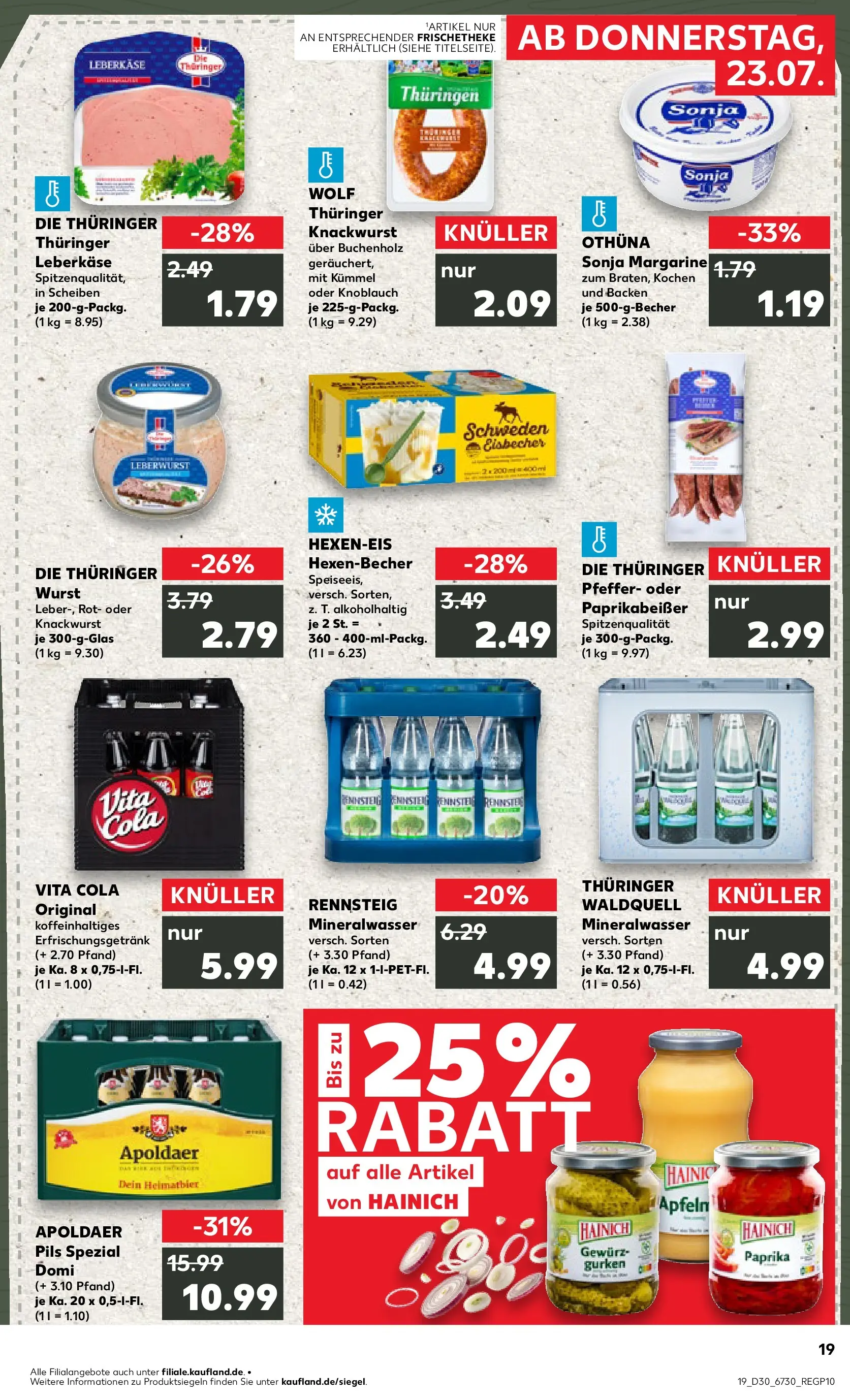 Prospekt Kaufland ab 20.07.2026 ยป Angebote und Werbung Online | Seite: 28 | Produkte: Margarine, Paprika, Vita cola, Gurken Prospekt Kaufland ab 20.07.2026 ยป Angebote Online zum Blรคttern | Seite: 28 | Produkte: Margarine, Paprika, Vita cola, Gurken