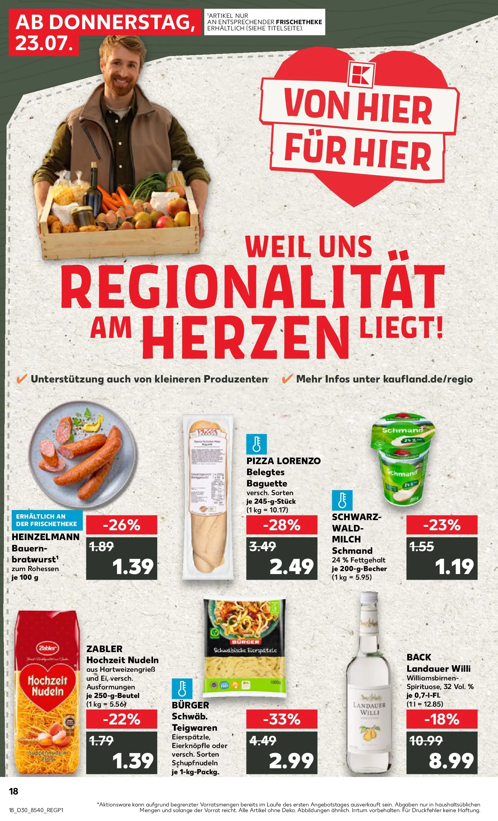 Prospekt Kaufland ab 20.07.2026 ยป Angebote und Werbung Online | Seite: 27 | Produkte: Milch, Baguette, Pizza, Nudeln Prospekt Kaufland ab 20.07.2026 ยป Angebote Online zum Blรคttern | Seite: 27 | Produkte: Milch, Baguette, Pizza, Nudeln