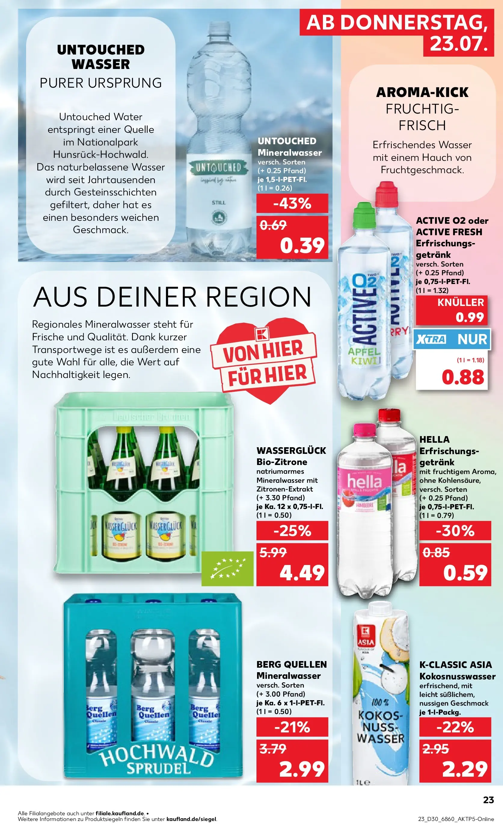 Prospekt Kaufland ab 20.07.2026 ยป Angebote und Werbung Online | Seite: 32 | Produkte: รpfel, Mineralwasser, Wasser, Hella Prospekt Kaufland ab 20.07.2026 ยป Angebote Online zum Blรคttern | Seite: 32 | Produkte: รpfel, Mineralwasser, Wasser, Hella