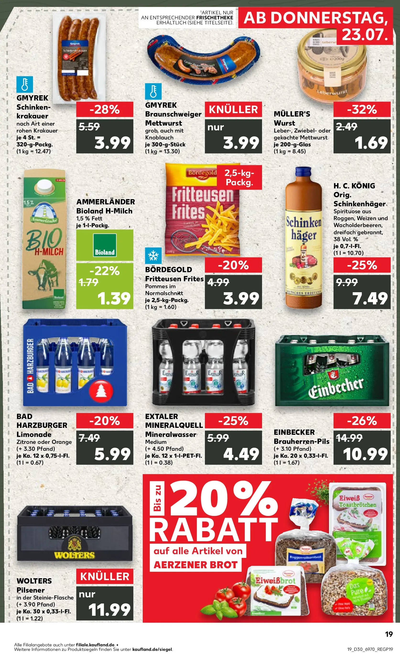 Prospekt Kaufland ab 20.07.2026 ยป Angebote und Werbung Online | Seite: 28 | Produkte: Zitrone, Wurst, Knoblauch, Schinken Prospekt Kaufland ab 20.07.2026 ยป Angebote Online zum Blรคttern | Seite: 28 | Produkte: Zitrone, Wurst, Knoblauch, Schinken