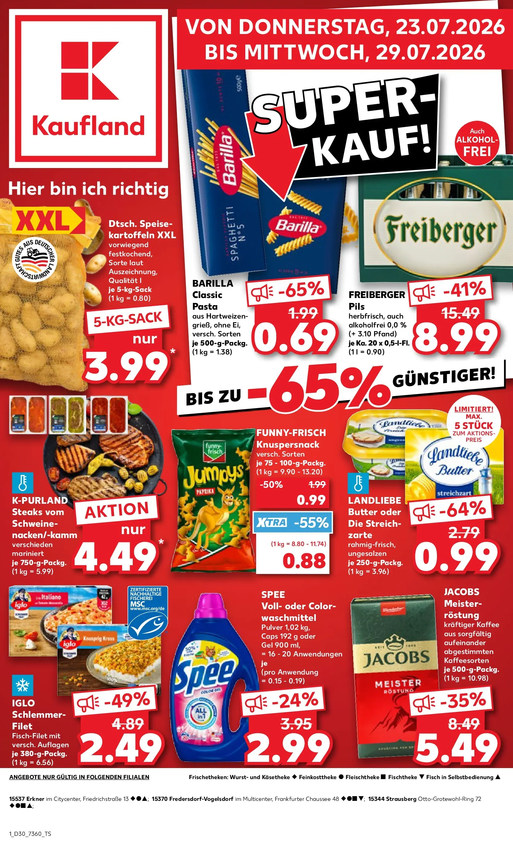 Prospekt Kaufland ab 20.07.2026 ยป Angebote und Werbung Online | Seite: 10 | Produkte: Barilla, Kaffee, Pils, Pasta Prospekt Kaufland ab 20.07.2026 ยป Angebote Online zum Blรคttern | Seite: 10 | Produkte: Barilla, Kaffee, Pils, Pasta