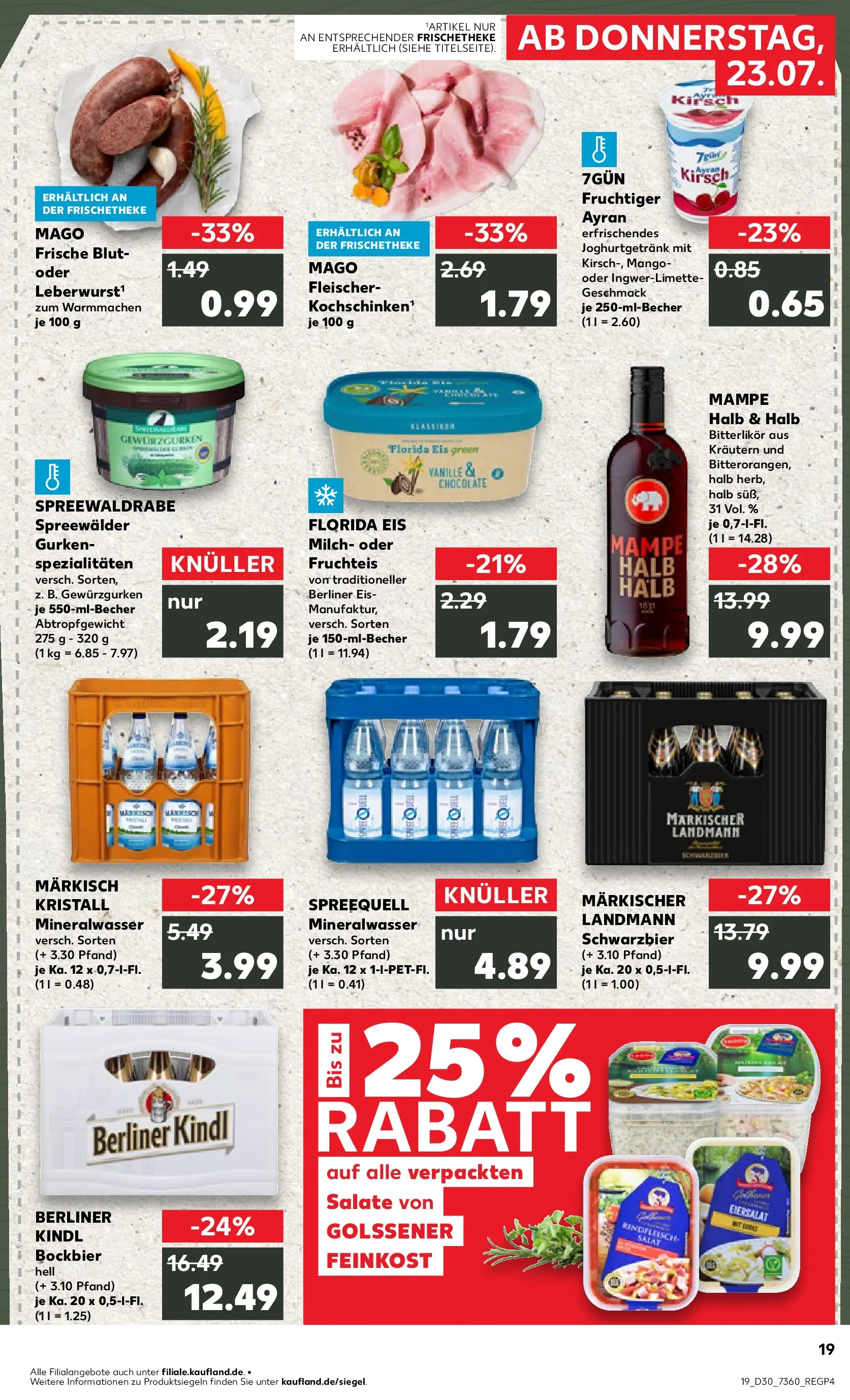 Prospekt Kaufland ab 20.07.2026 ยป Angebote und Werbung Online | Seite: 28 | Produkte: Berliner, Milch, Mineralwasser, Mango Prospekt Kaufland ab 20.07.2026 ยป Angebote Online zum Blรคttern | Seite: 28 | Produkte: Berliner, Milch, Mineralwasser, Mango