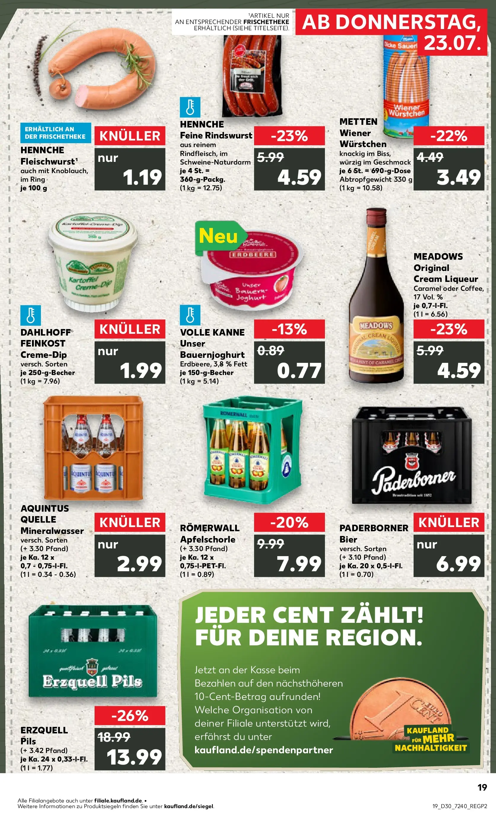 Prospekt Kaufland ab 20.07.2026 ยป Angebote und Werbung Online | Seite: 28 | Produkte: Wiener wurstchen, Bier, Pils, Mineralwasser Prospekt Kaufland ab 20.07.2026 ยป Angebote Online zum Blรคttern | Seite: 28 | Produkte: Wiener wurstchen, Bier, Pils, Mineralwasser
