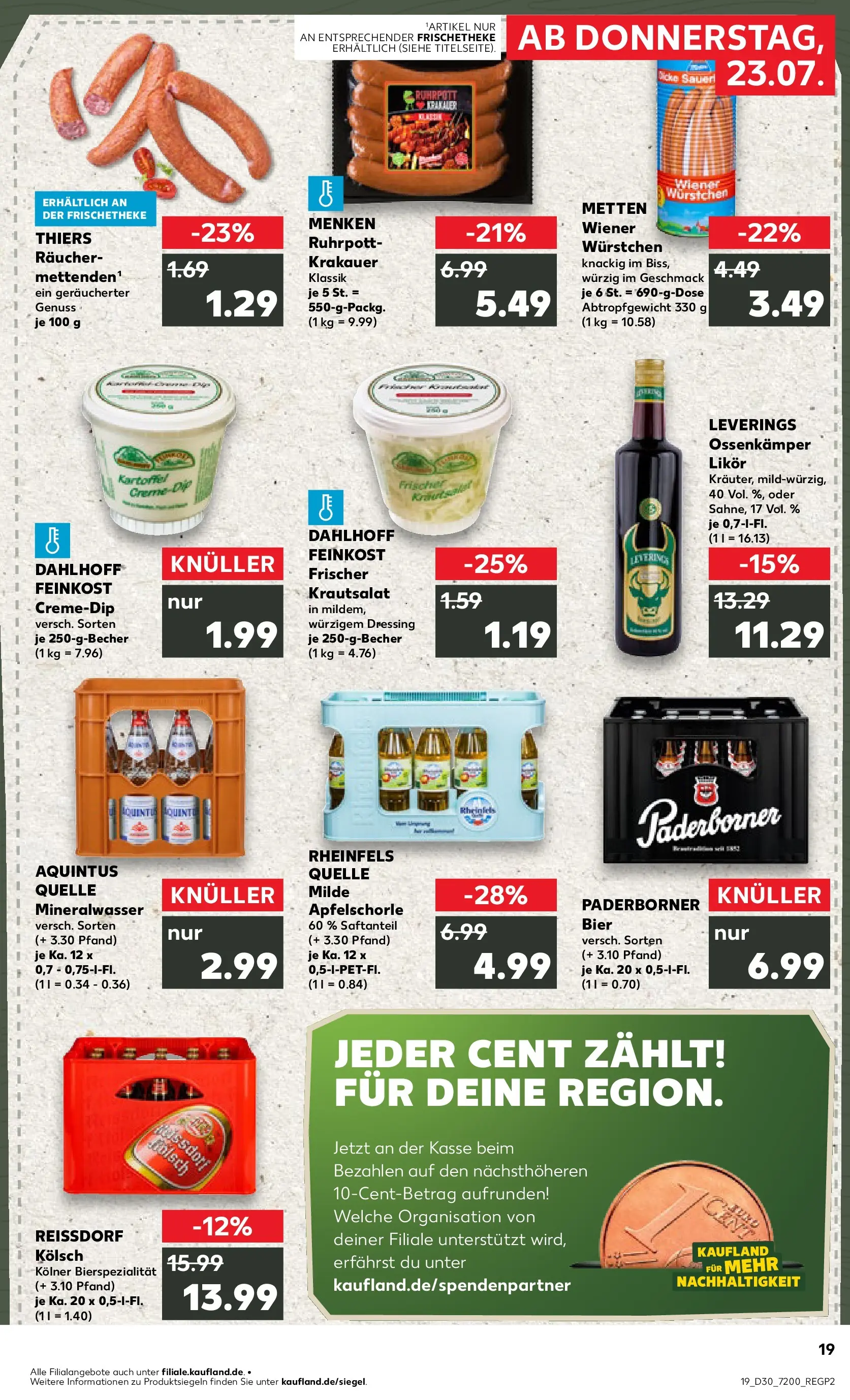 Prospekt Kaufland ab 20.07.2026 ยป Angebote und Werbung Online | Seite: 28 | Produkte: Bier, Likรถr, Dressing, Mineralwasser Prospekt Kaufland ab 20.07.2026 ยป Angebote Online zum Blรคttern | Seite: 28 | Produkte: Bier, Likรถr, Dressing, Mineralwasser