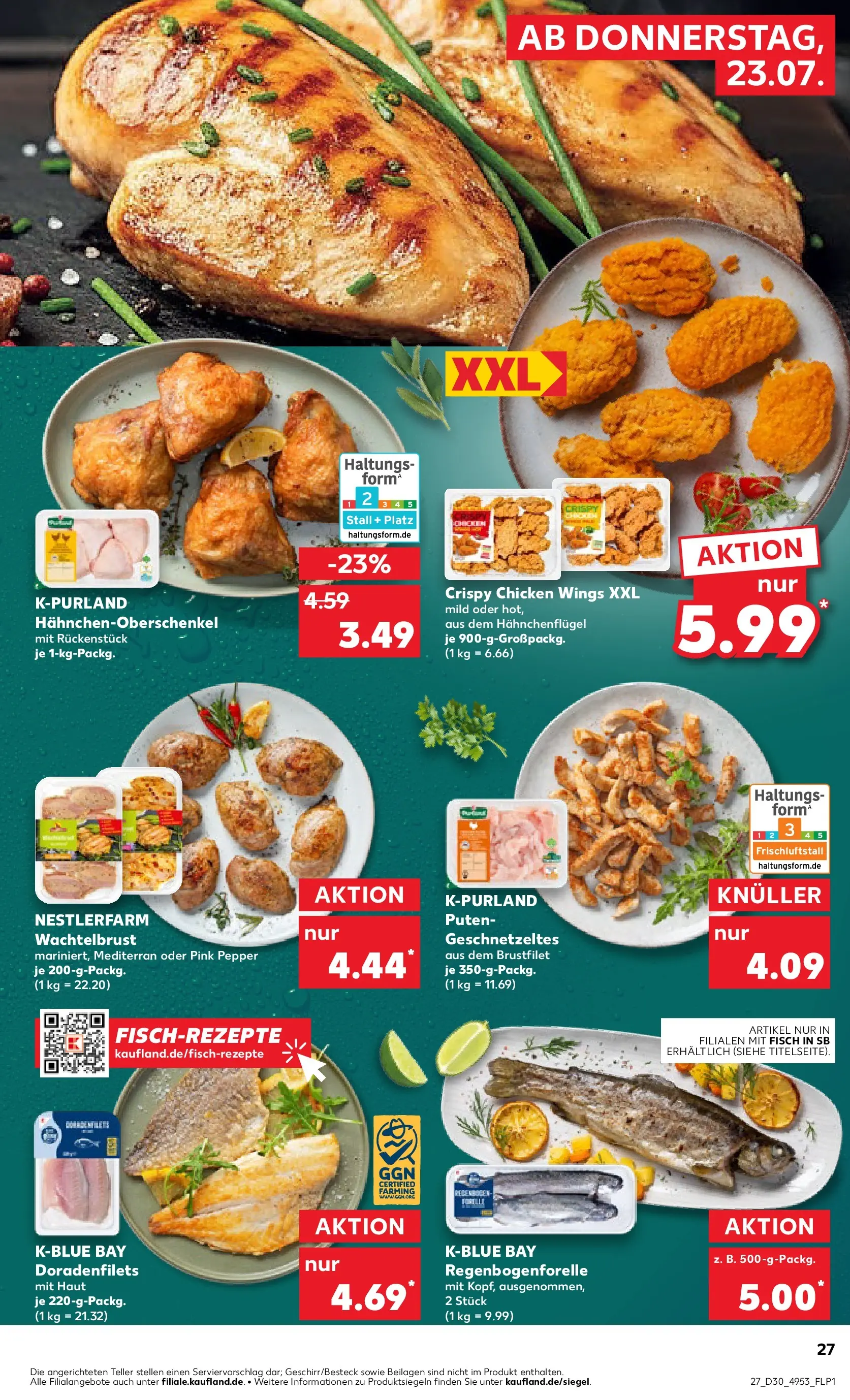 Prospekt Kaufland ab 20.07.2026 ยป Angebote und Werbung Online | Seite: 36 | Produkte: Fisch Prospekt Kaufland ab 20.07.2026 ยป Angebote Online zum Blรคttern | Seite: 36 | Produkte: Fisch
