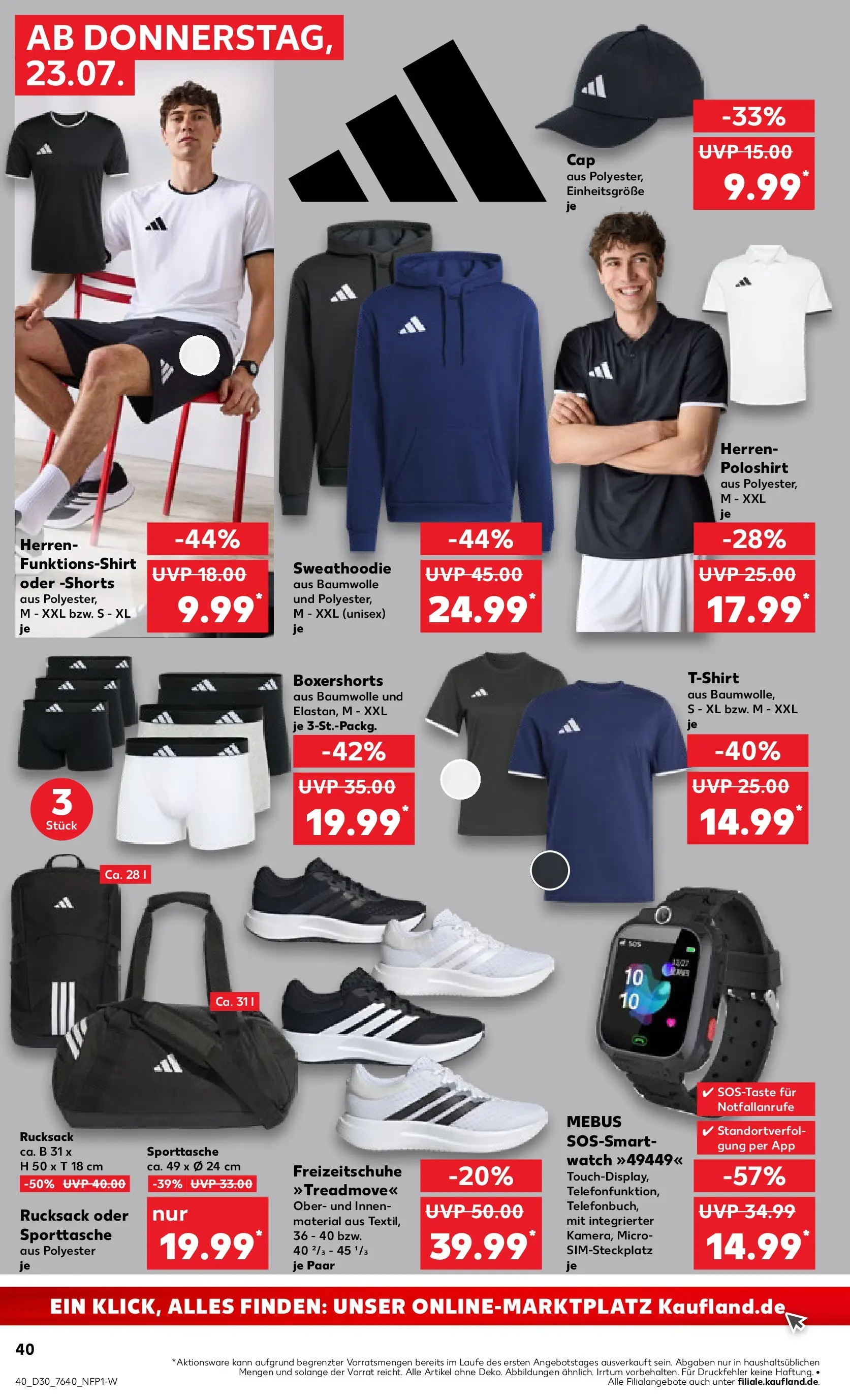 Prospekt Kaufland ab 20.07.2026 ยป Angebote und Werbung Online | Seite: 49 | Produkte: Poloshirt, Rucksack Prospekt Kaufland ab 20.07.2026 ยป Angebote Online zum Blรคttern | Seite: 49 | Produkte: Poloshirt, Rucksack