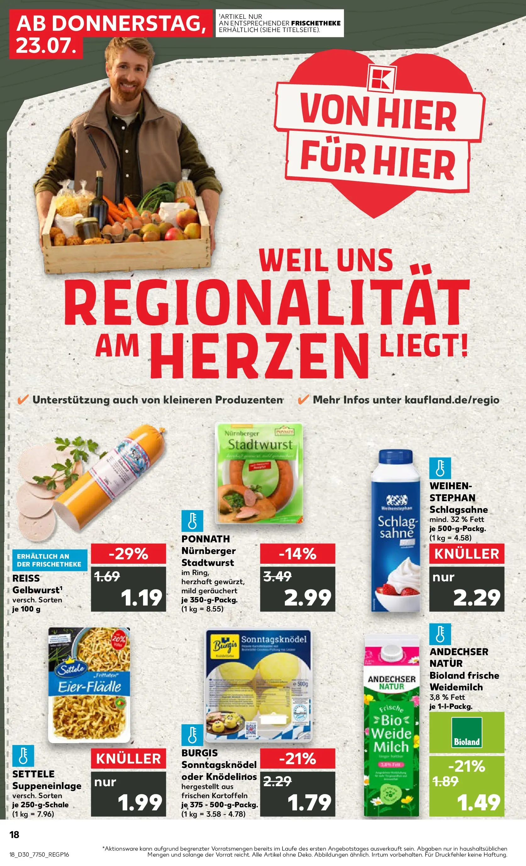 Prospekt Kaufland ab 20.07.2026 ยป Angebote und Werbung Online | Seite: 27 | Produkte: Schlagsahne, Milch, Kartoffeln, Sahne Prospekt Kaufland ab 20.07.2026 ยป Angebote Online zum Blรคttern | Seite: 27 | Produkte: Schlagsahne, Milch, Kartoffeln, Sahne