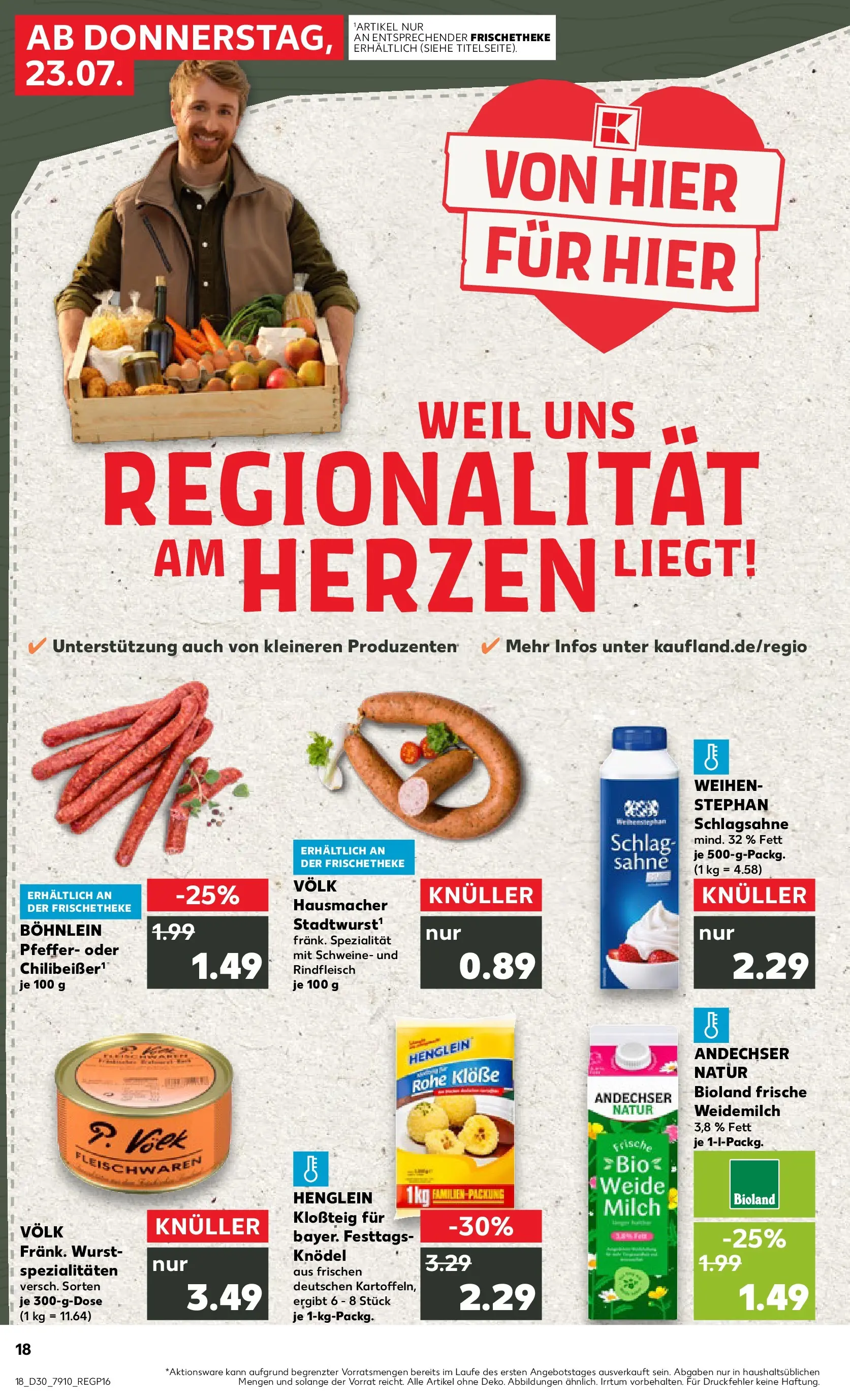 Prospekt Kaufland ab 20.07.2026 ยป Angebote und Werbung Online | Seite: 27 | Produkte: Milch, Pfeffer, Rindfleisch, Sahne Prospekt Kaufland ab 20.07.2026 ยป Angebote Online zum Blรคttern | Seite: 27 | Produkte: Milch, Pfeffer, Rindfleisch, Sahne
