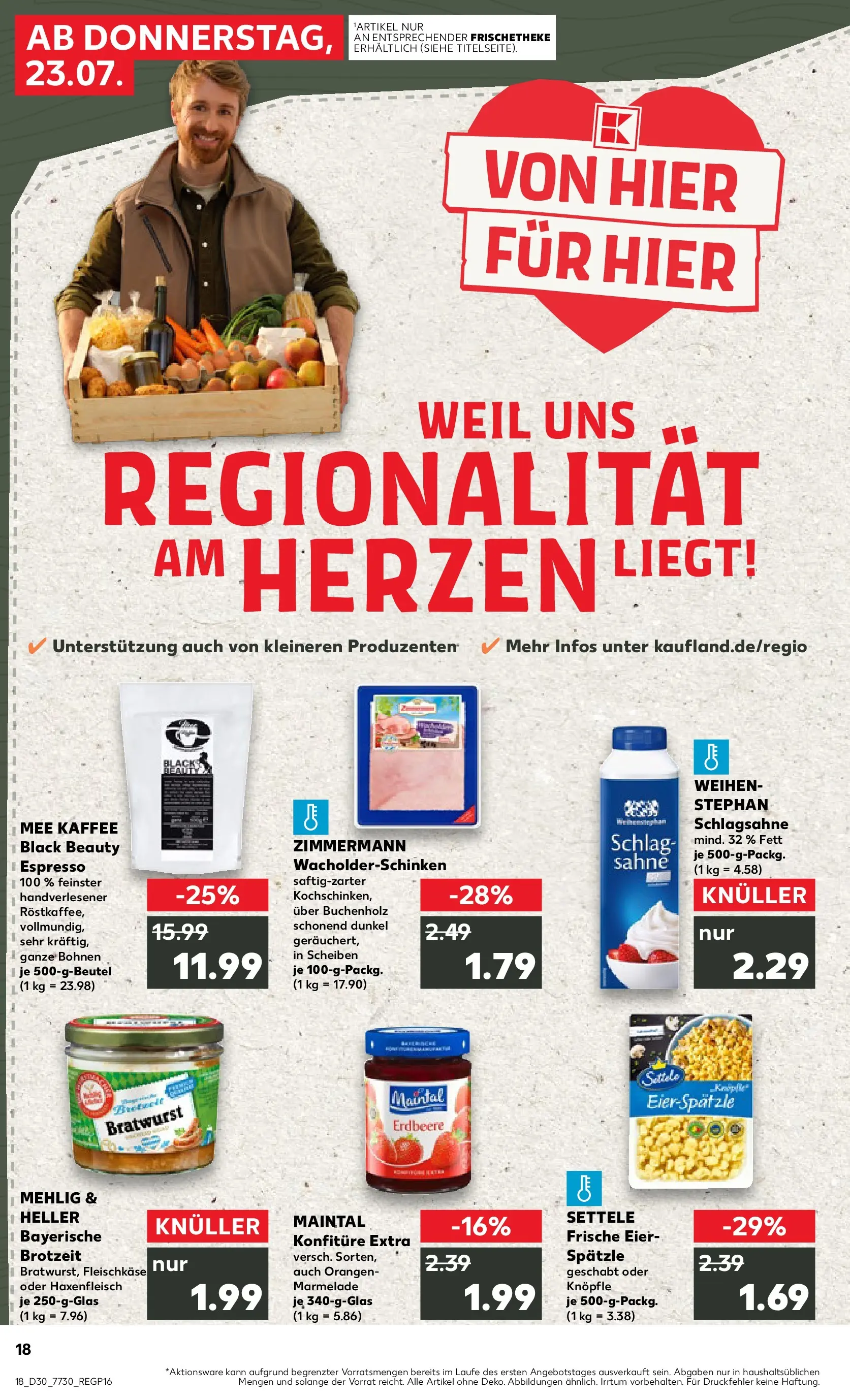 Prospekt Kaufland ab 20.07.2026 ยป Angebote und Werbung Online | Seite: 27 | Produkte: Schlagsahne, Kaffee, Bratwurst, Sahne Prospekt Kaufland ab 20.07.2026 ยป Angebote Online zum Blรคttern | Seite: 27 | Produkte: Schlagsahne, Kaffee, Bratwurst, Sahne