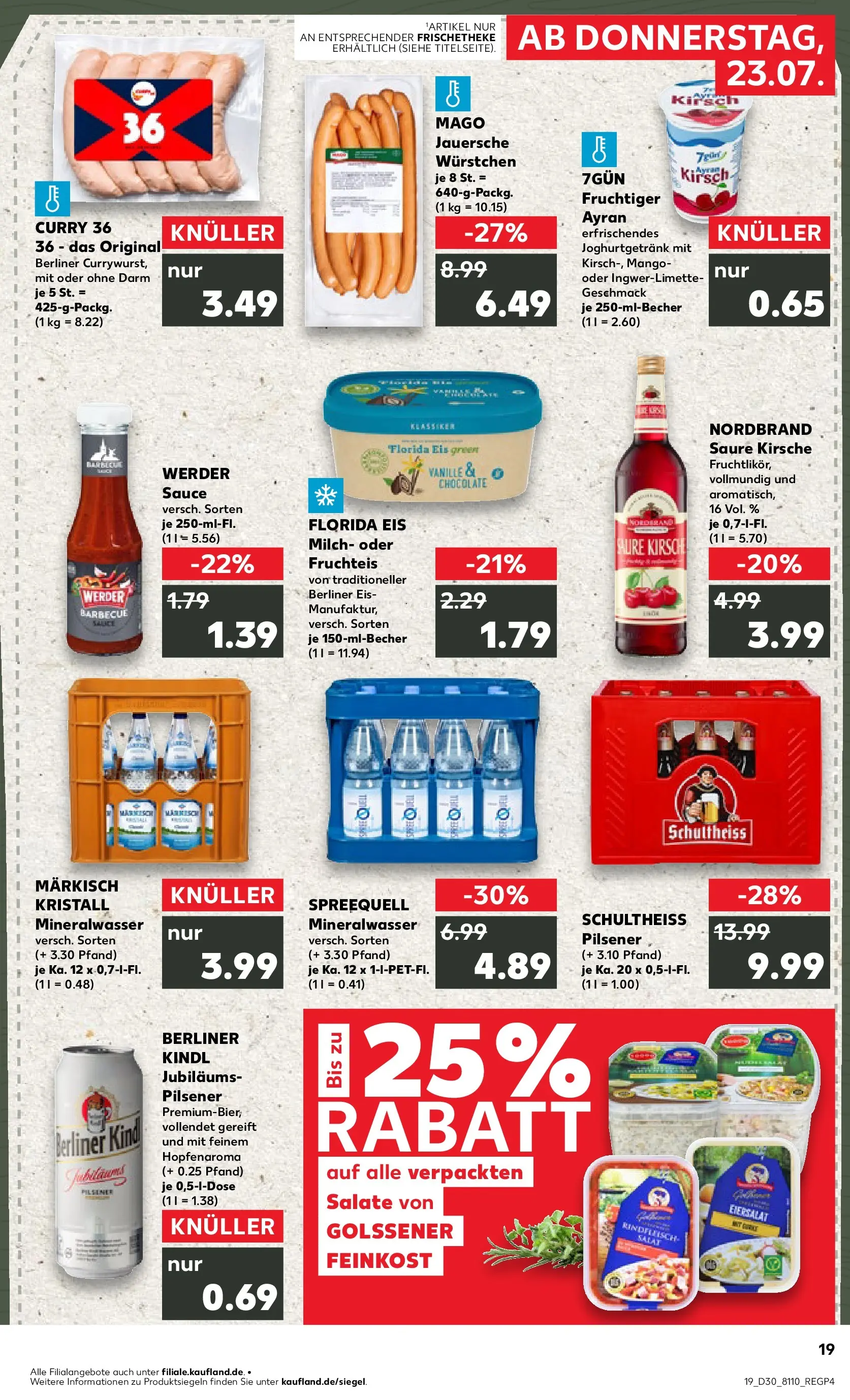 Prospekt Kaufland ab 20.07.2026 ยป Angebote und Werbung Online | Seite: 28 | Produkte: Milch, Mineralwasser, Mango, Eis Prospekt Kaufland ab 20.07.2026 ยป Angebote Online zum Blรคttern | Seite: 28 | Produkte: Milch, Mineralwasser, Mango, Eis