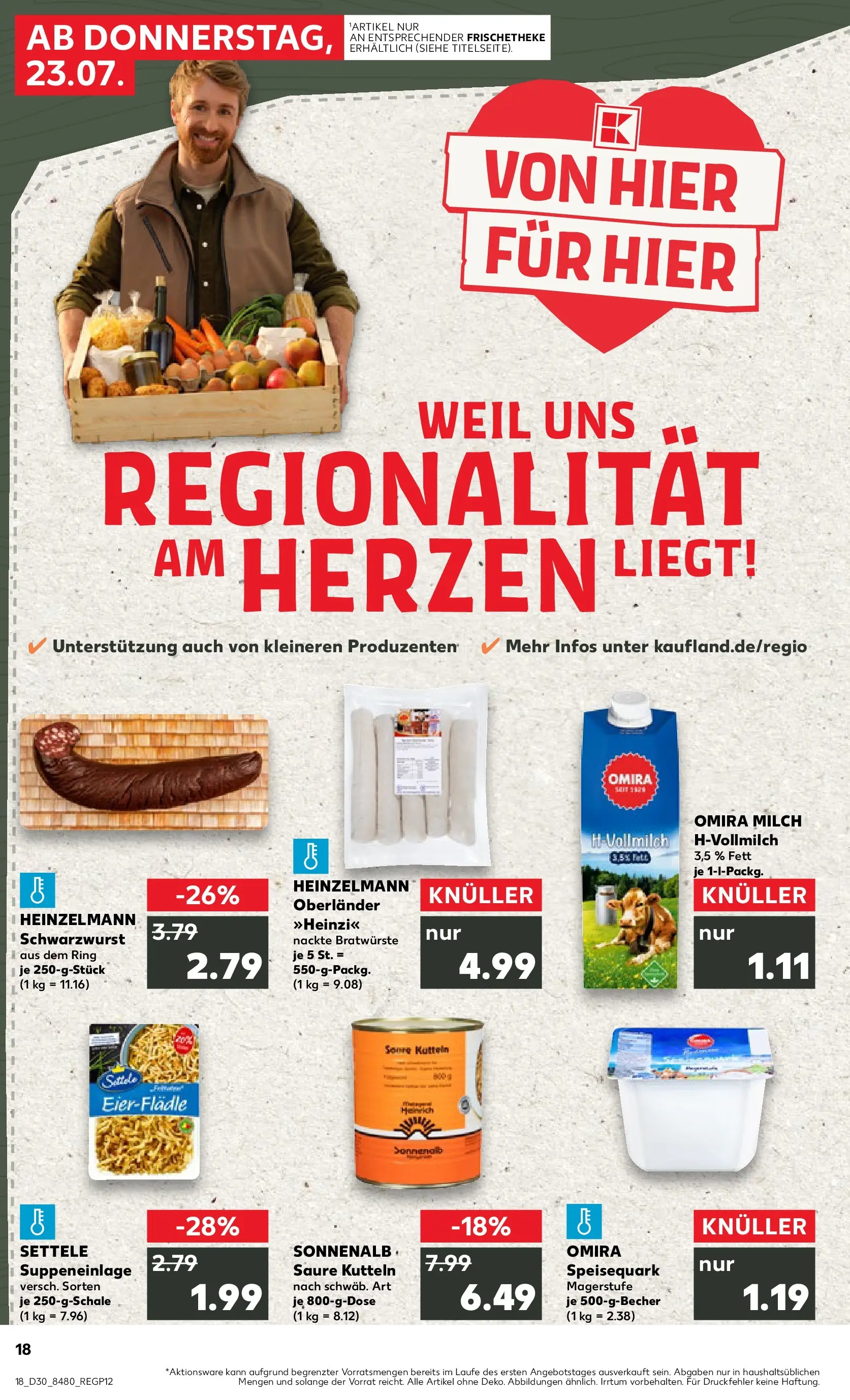 Prospekt Kaufland ab 20.07.2026 ยป Angebote und Werbung Online | Seite: 27 | Produkte: Milch, Speisequark Prospekt Kaufland ab 20.07.2026 ยป Angebote Online zum Blรคttern | Seite: 27 | Produkte: Milch, Speisequark