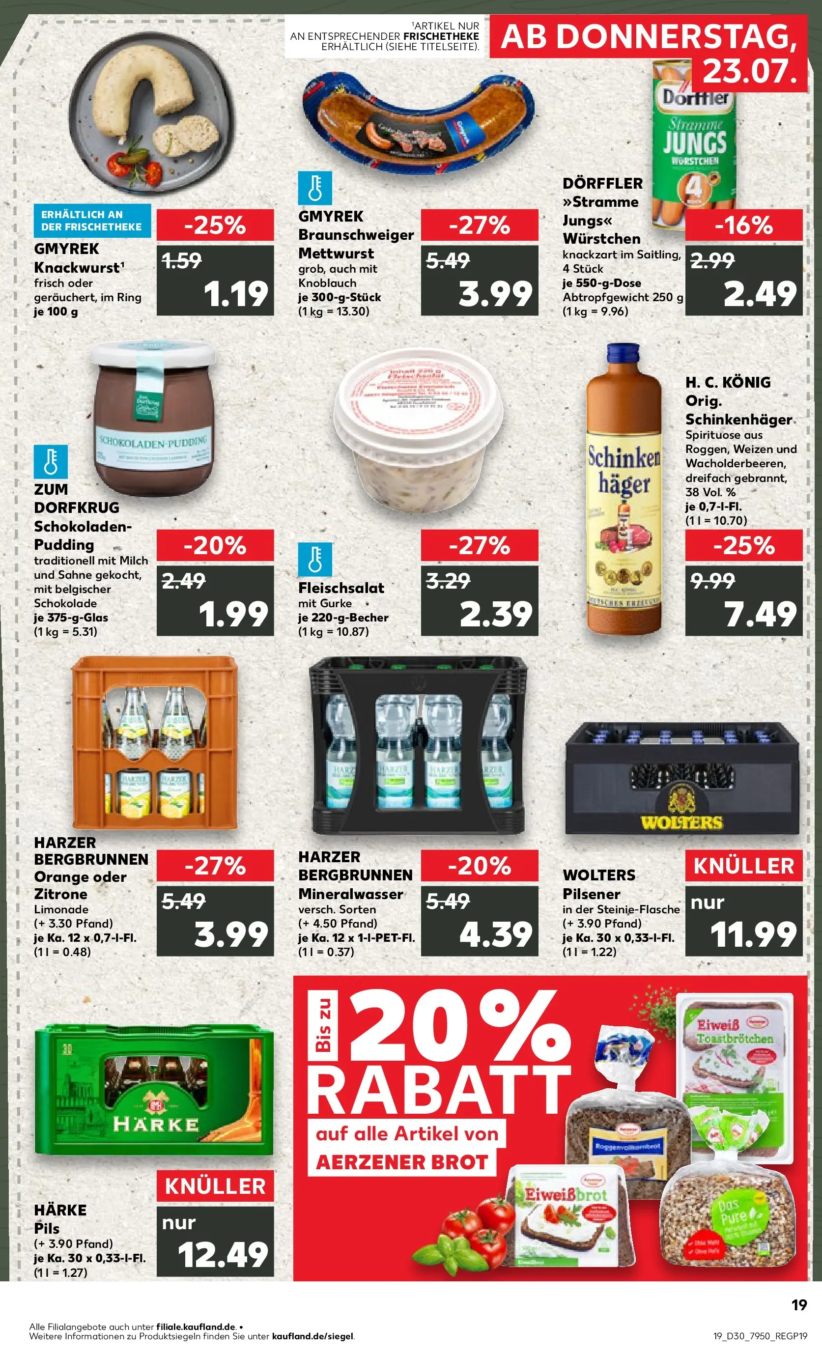Prospekt Kaufland ab 20.07.2026 ยป Angebote und Werbung Online | Seite: 28 | Produkte: Milch, Limonade, Pudding, Knoblauch Prospekt Kaufland ab 20.07.2026 ยป Angebote Online zum Blรคttern | Seite: 28 | Produkte: Milch, Limonade, Pudding, Knoblauch