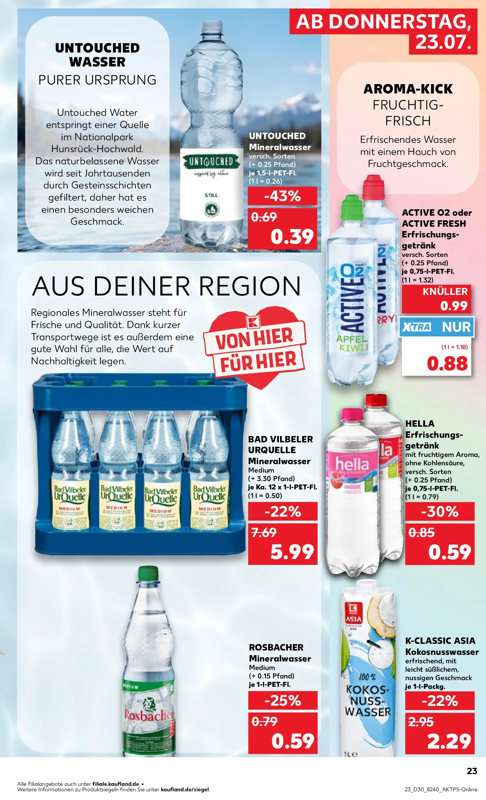 Prospekt Kaufland ab 20.07.2026 ยป Angebote und Werbung Online | Seite: 32 | Produkte: Bad, รpfel, Mineralwasser, Hella Prospekt Kaufland ab 20.07.2026 ยป Angebote Online zum Blรคttern | Seite: 32 | Produkte: Bad, รpfel, Mineralwasser, Hella