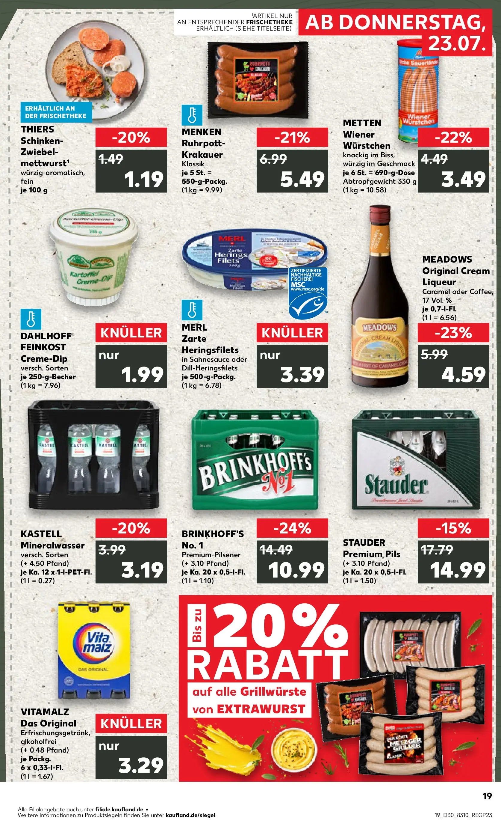 Prospekt Kaufland ab 20.07.2026 ยป Angebote und Werbung Online | Seite: 28 | Produkte: Pils, Mineralwasser, Schinken Prospekt Kaufland ab 20.07.2026 ยป Angebote Online zum Blรคttern | Seite: 28 | Produkte: Pils, Mineralwasser, Schinken
