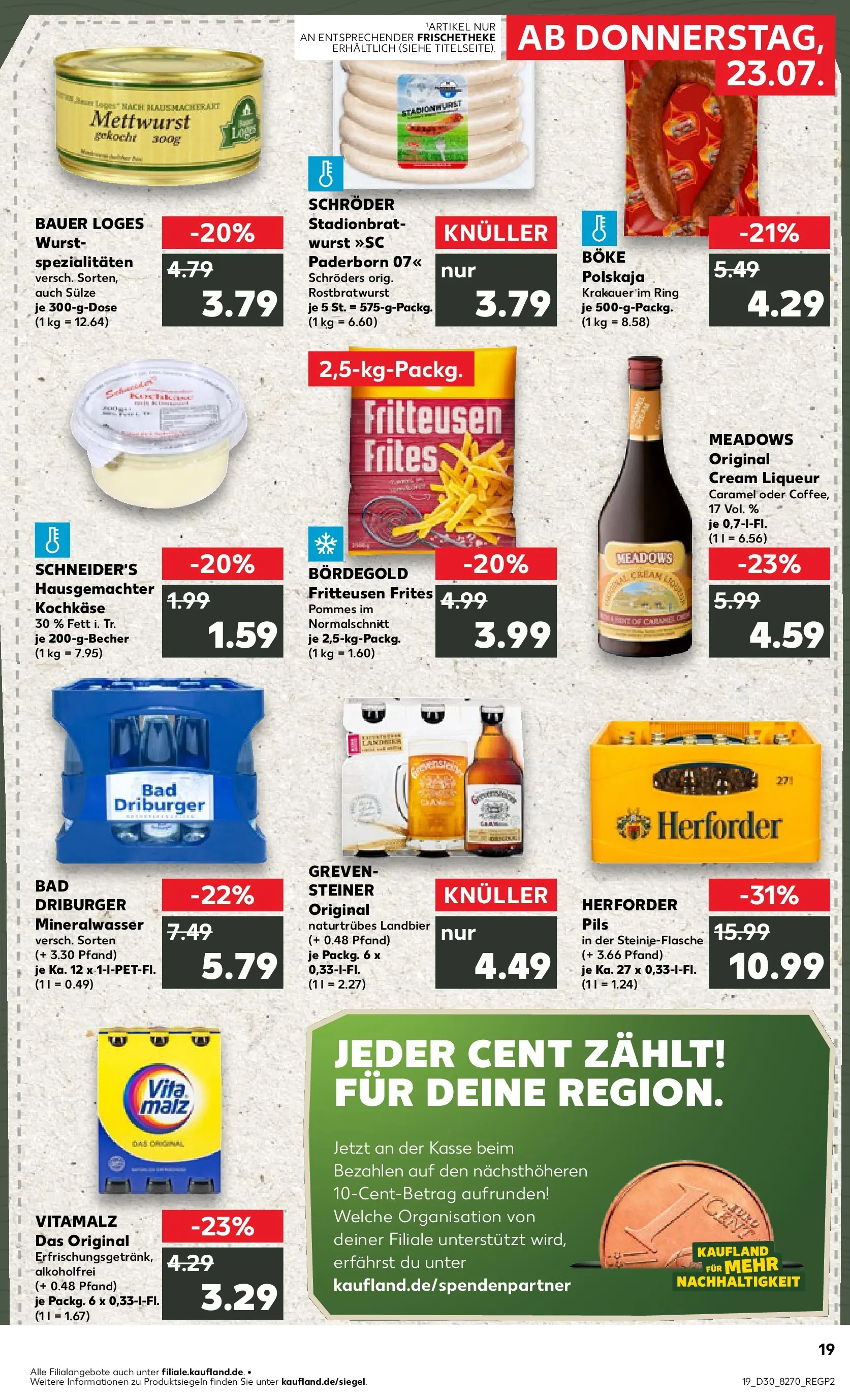 Prospekt Kaufland ab 20.07.2026 ยป Angebote und Werbung Online | Seite: 28 | Produkte: Pils, Pommes, Mineralwasser, Wurst Prospekt Kaufland ab 20.07.2026 ยป Angebote Online zum Blรคttern | Seite: 28 | Produkte: Pils, Pommes, Mineralwasser, Wurst