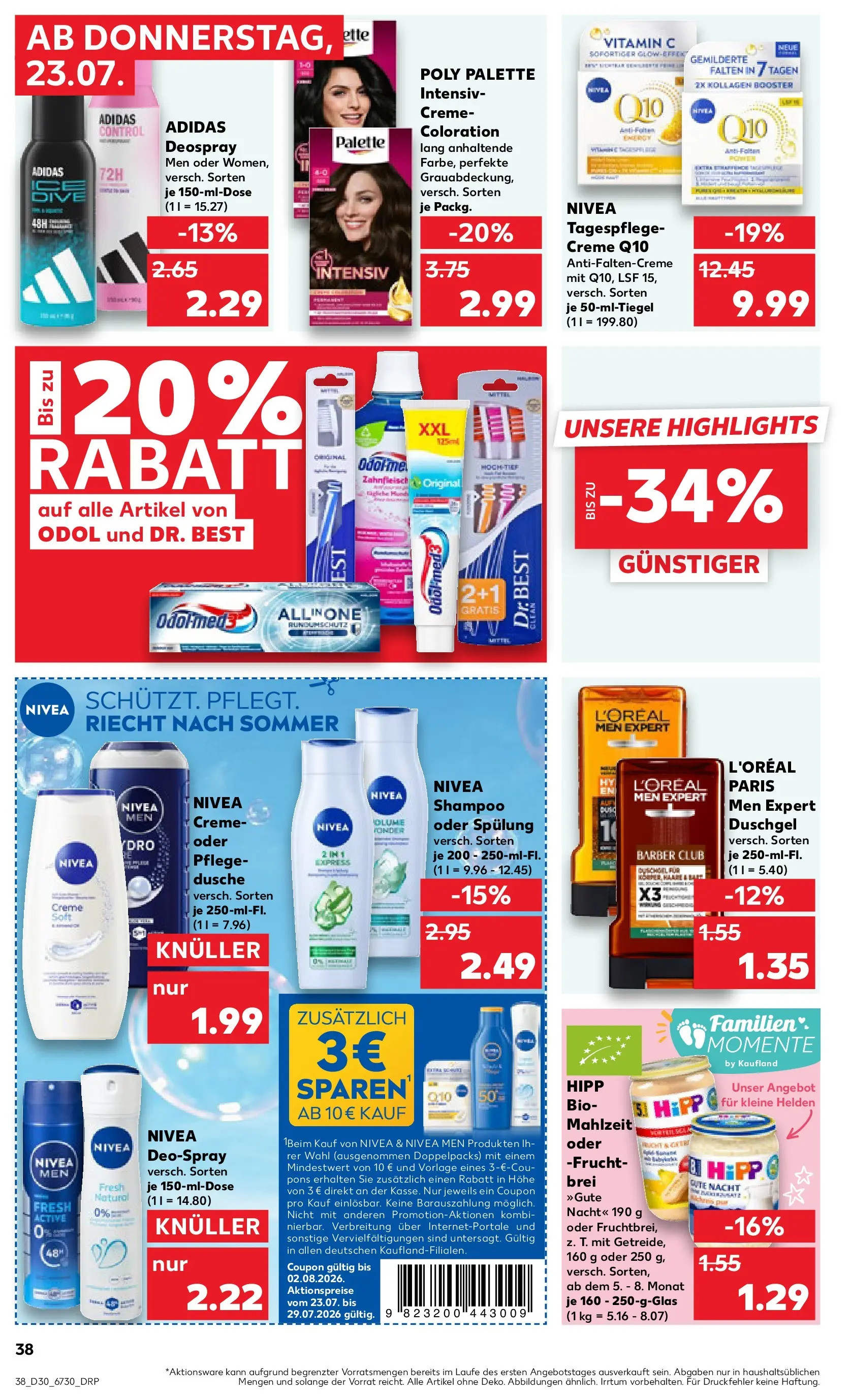 Prospekt Kaufland ab 20.07.2026 ยป Angebote und Werbung Online | Seite: 47 | Produkte: Dusche, Shampoo, Spรผlung, Deospray Prospekt Kaufland ab 20.07.2026 ยป Angebote Online zum Blรคttern | Seite: 47 | Produkte: Dusche, Shampoo, Spรผlung, Deospray