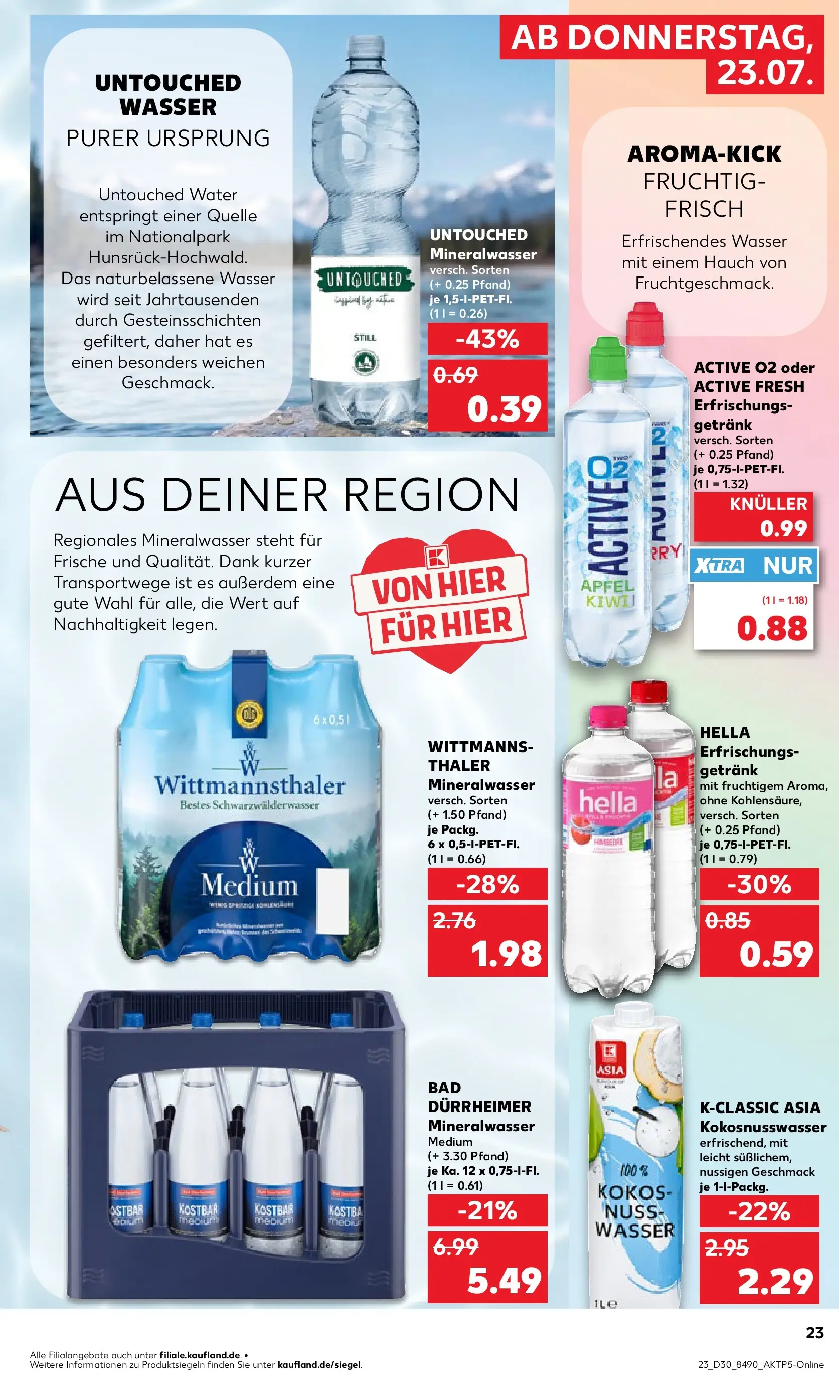 Prospekt Kaufland ab 20.07.2026 ยป Angebote und Werbung Online | Seite: 32 | Produkte: รpfel, Mineralwasser, Wasser, Hella Prospekt Kaufland ab 20.07.2026 ยป Angebote Online zum Blรคttern | Seite: 32 | Produkte: รpfel, Mineralwasser, Wasser, Hella