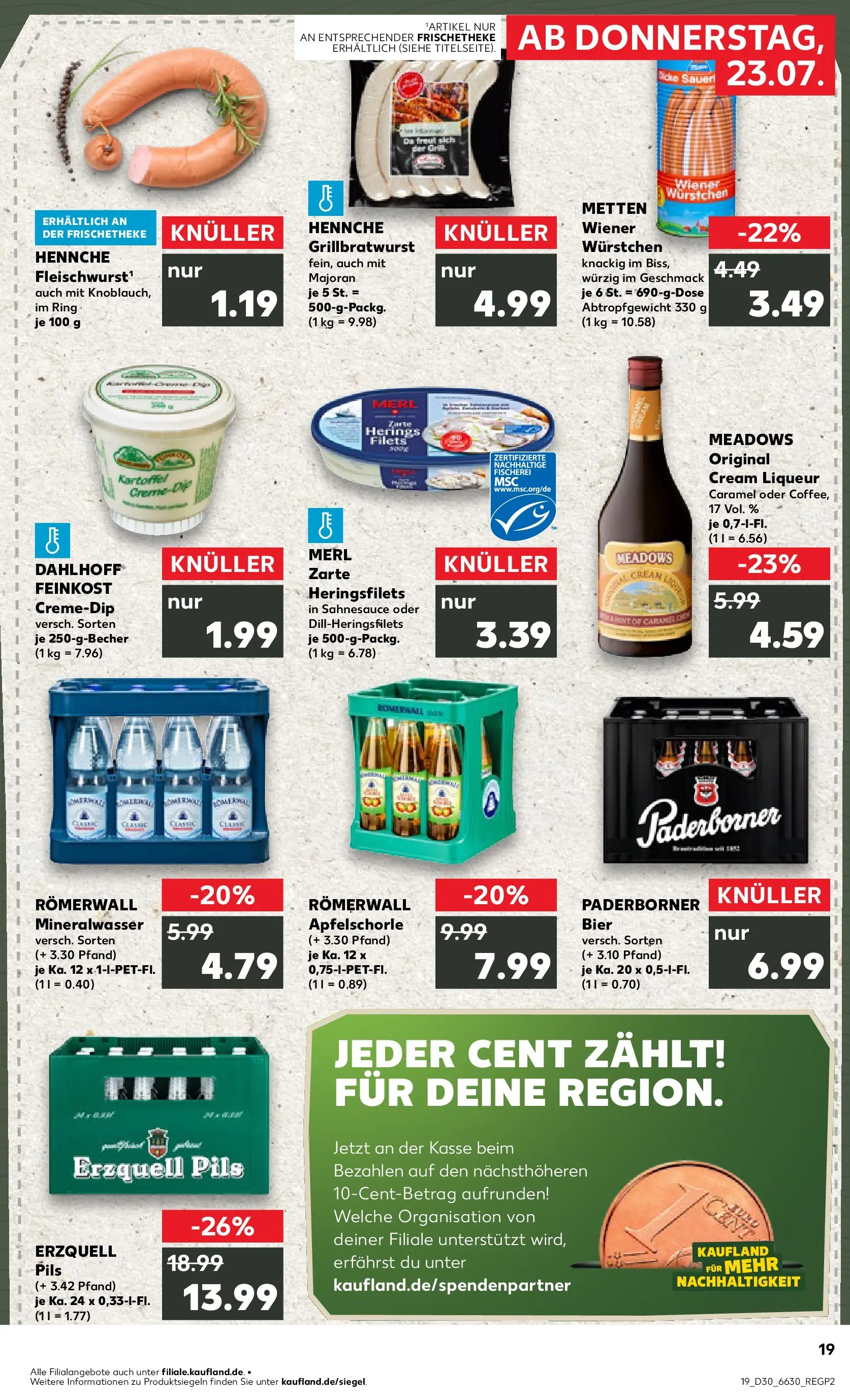 Prospekt Kaufland ab 20.07.2026 ยป Angebote und Werbung Online | Seite: 28 | Produkte: Wiener wurstchen, Bier, Pils, Mineralwasser Prospekt Kaufland ab 20.07.2026 ยป Angebote Online zum Blรคttern | Seite: 28 | Produkte: Wiener wurstchen, Bier, Pils, Mineralwasser