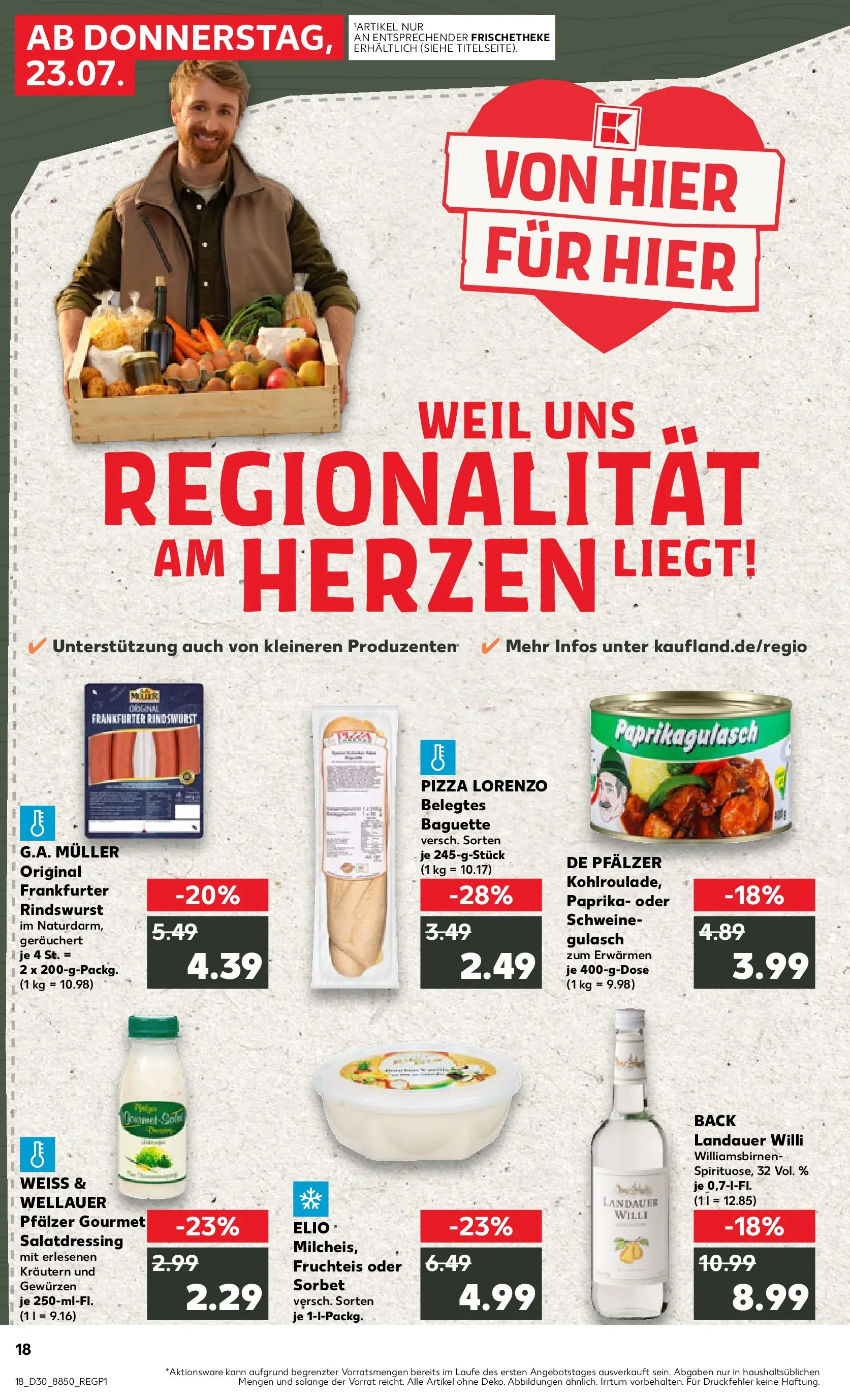 Prospekt Kaufland ab 20.07.2026 ยป Angebote und Werbung Online | Seite: 27 | Produkte: Baguette, Paprika, Gulasch, Pizza Prospekt Kaufland ab 20.07.2026 ยป Angebote Online zum Blรคttern | Seite: 27 | Produkte: Baguette, Paprika, Gulasch, Pizza