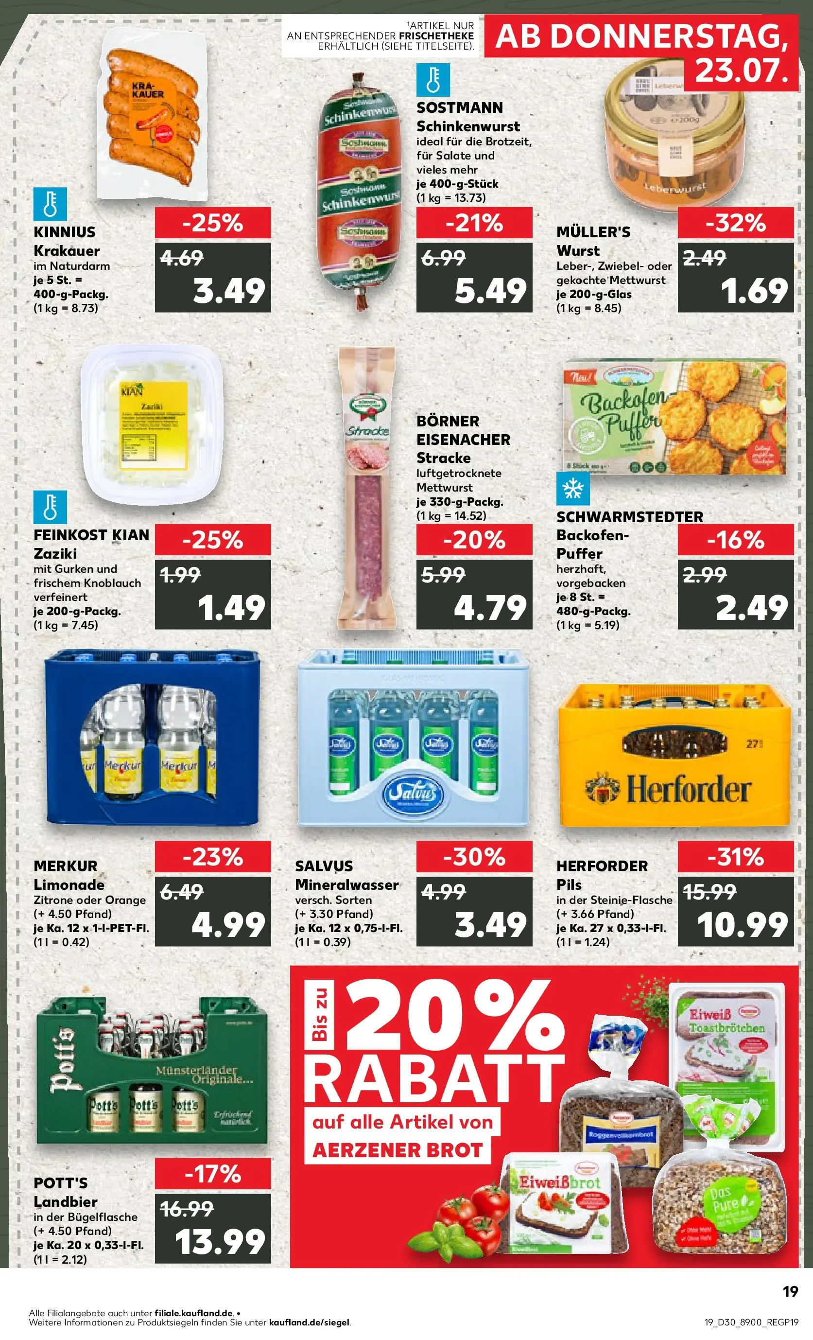 Prospekt Kaufland ab 20.07.2026 ยป Angebote und Werbung Online | Seite: 28 | Produkte: Limonade, Knoblauch, Backofen, Brot Prospekt Kaufland ab 20.07.2026 ยป Angebote Online zum Blรคttern | Seite: 28 | Produkte: Limonade, Knoblauch, Backofen, Brot